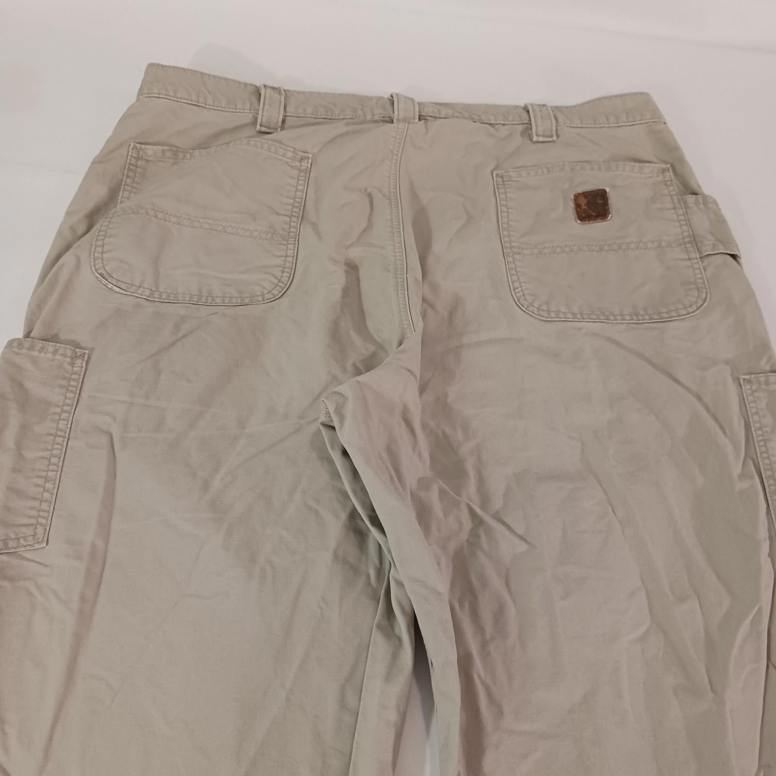 Carhartt Carhartt Men's Tan/Beige Carpenter Jeans Waist 40 (40×27.5) Size US 40 / EU 56 - 11 Thumbnail