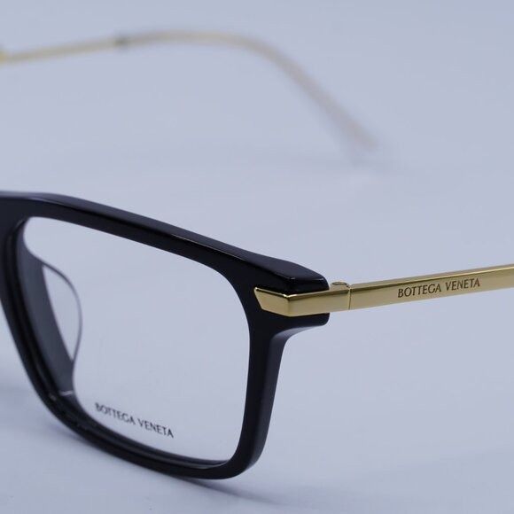Bottega Veneta Bottega Veneta BV1040OA 001 Eyeglasses Black/Gold 54mm Size ONE SIZE - 4 Thumbnail