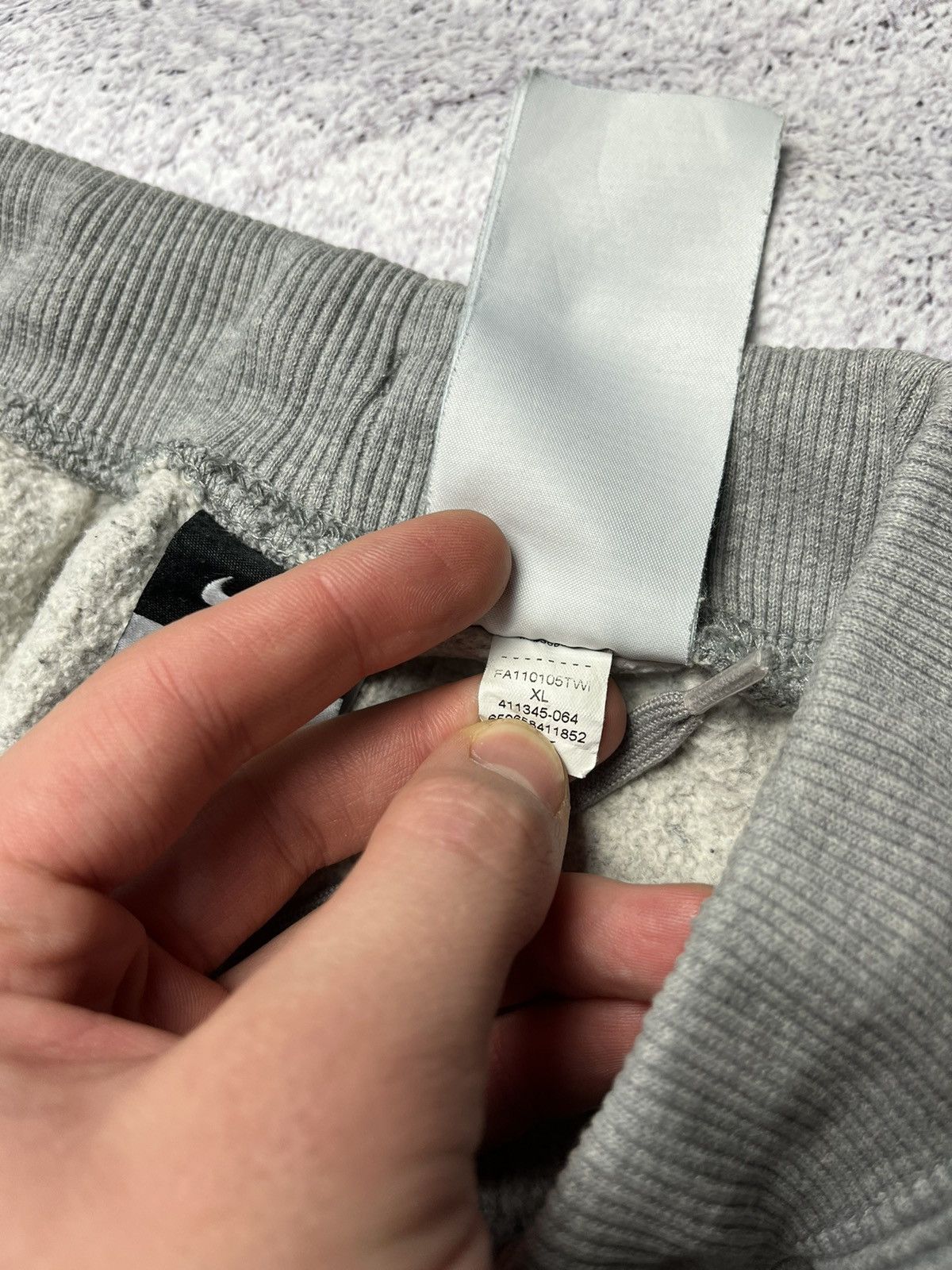 Nike × Vintage Vintage Nike Baggy Track Grey Pants Y2K Size US 32 / EU 48 - 11 Thumbnail