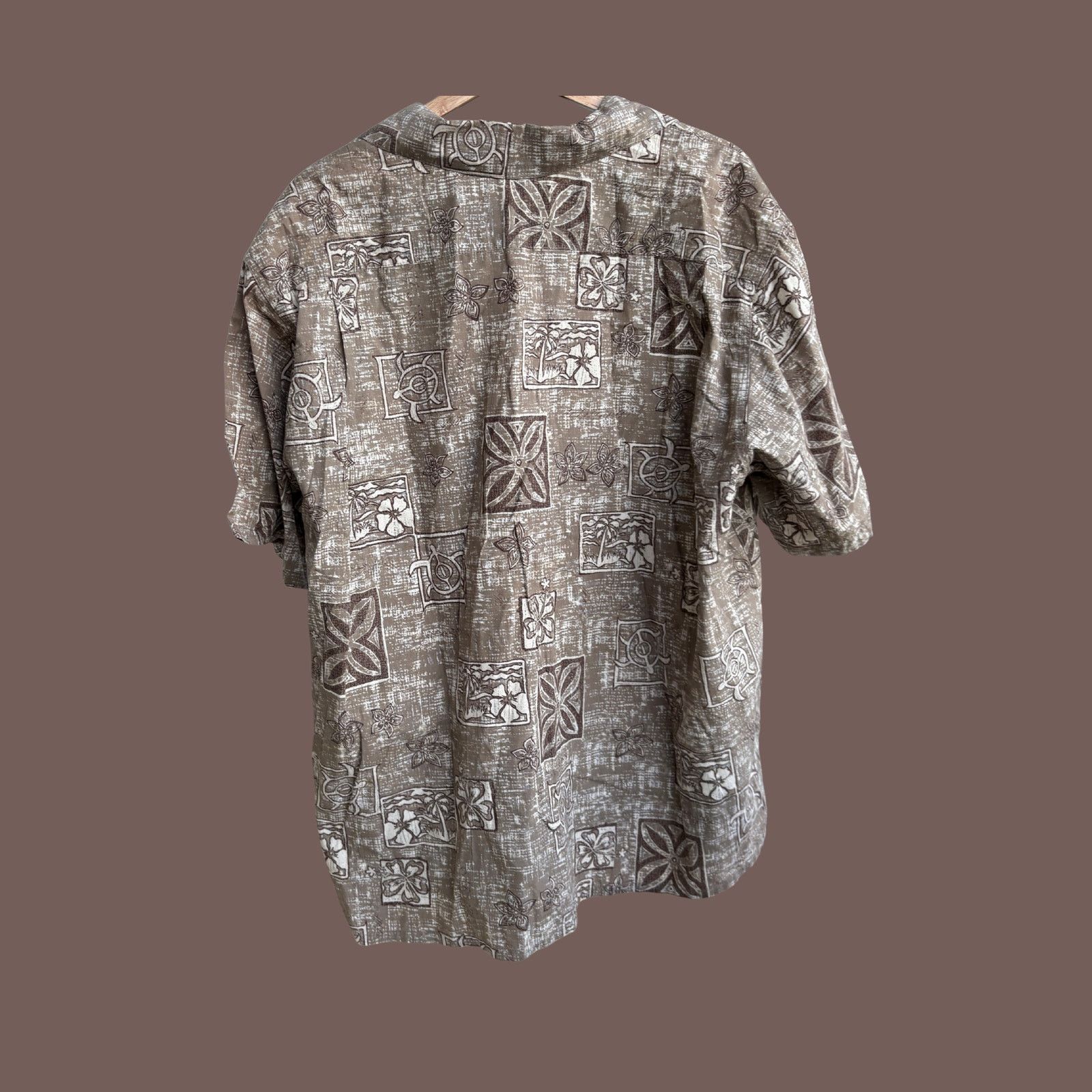 Other VTG Hawaiian Shirt | Go Barefoot Brown Print | Surfcore Size US XL / EU 56 / 4 - 3 Thumbnail
