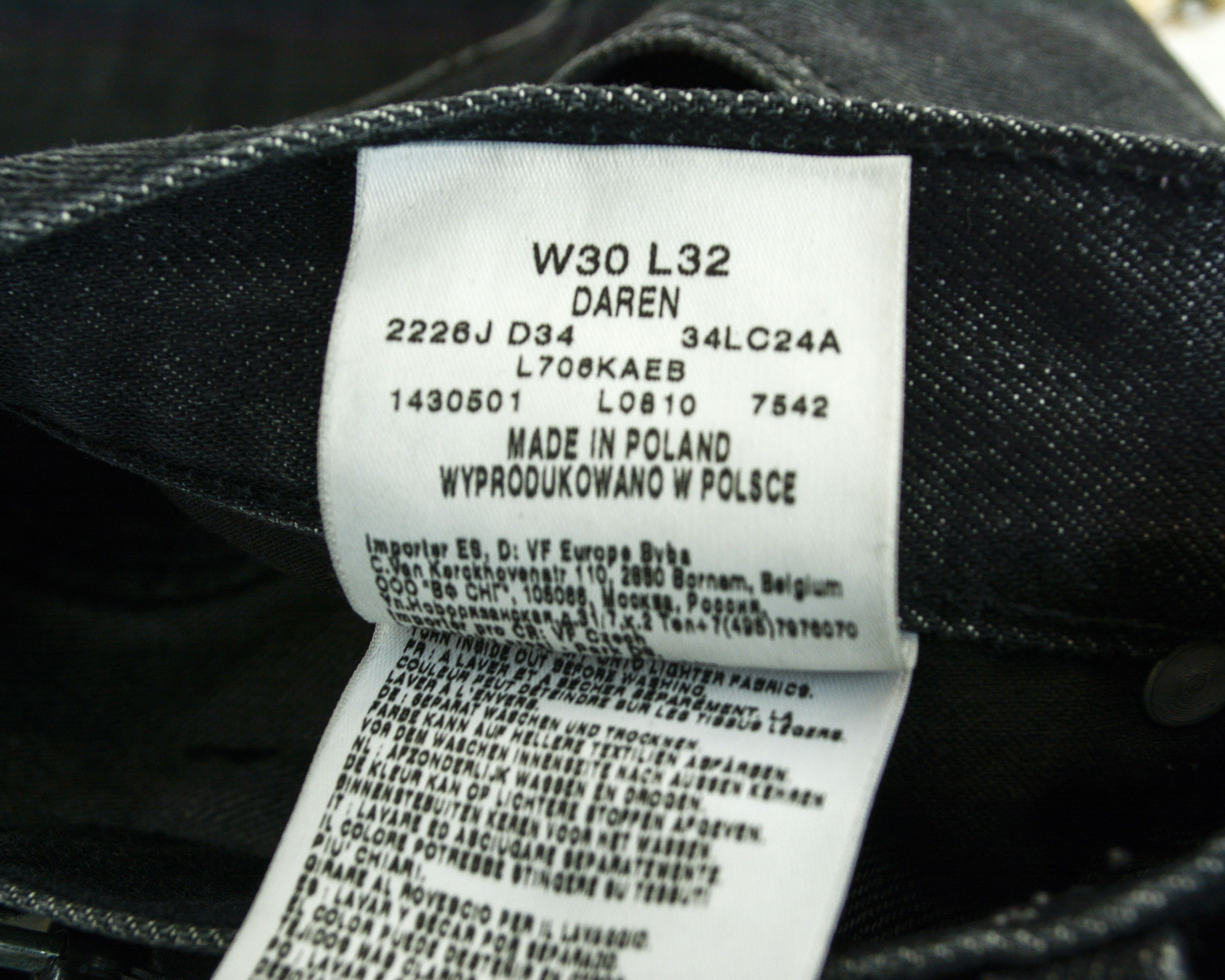 Lee × Vintage Daren Men W30 L32 Regular Straight Jeans Denim Pants Trouser Size US 30 / EU 46 - 10 Thumbnail