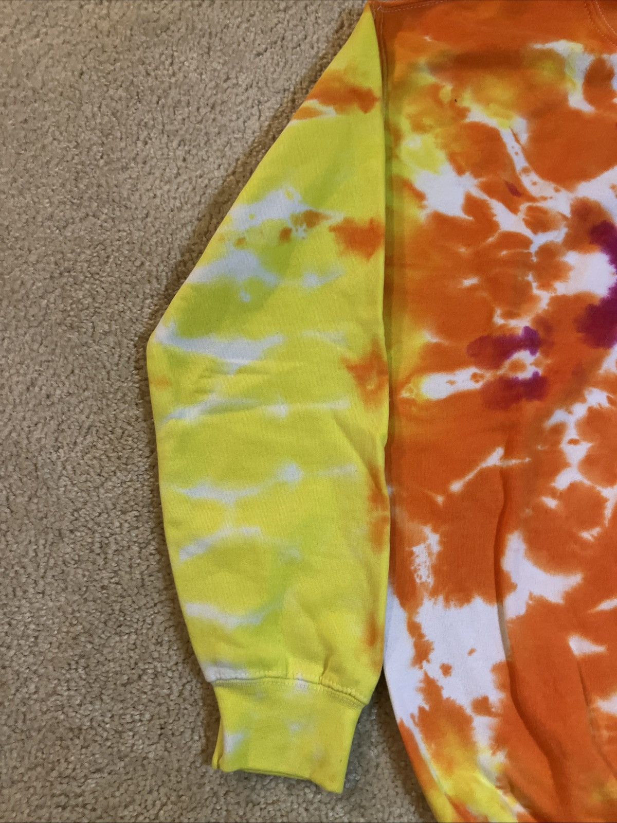 Gildan Gildan Tie Dye Pullover Crewneck Sweater Size M / US 6-8 / IT 42-44 - 5 Thumbnail