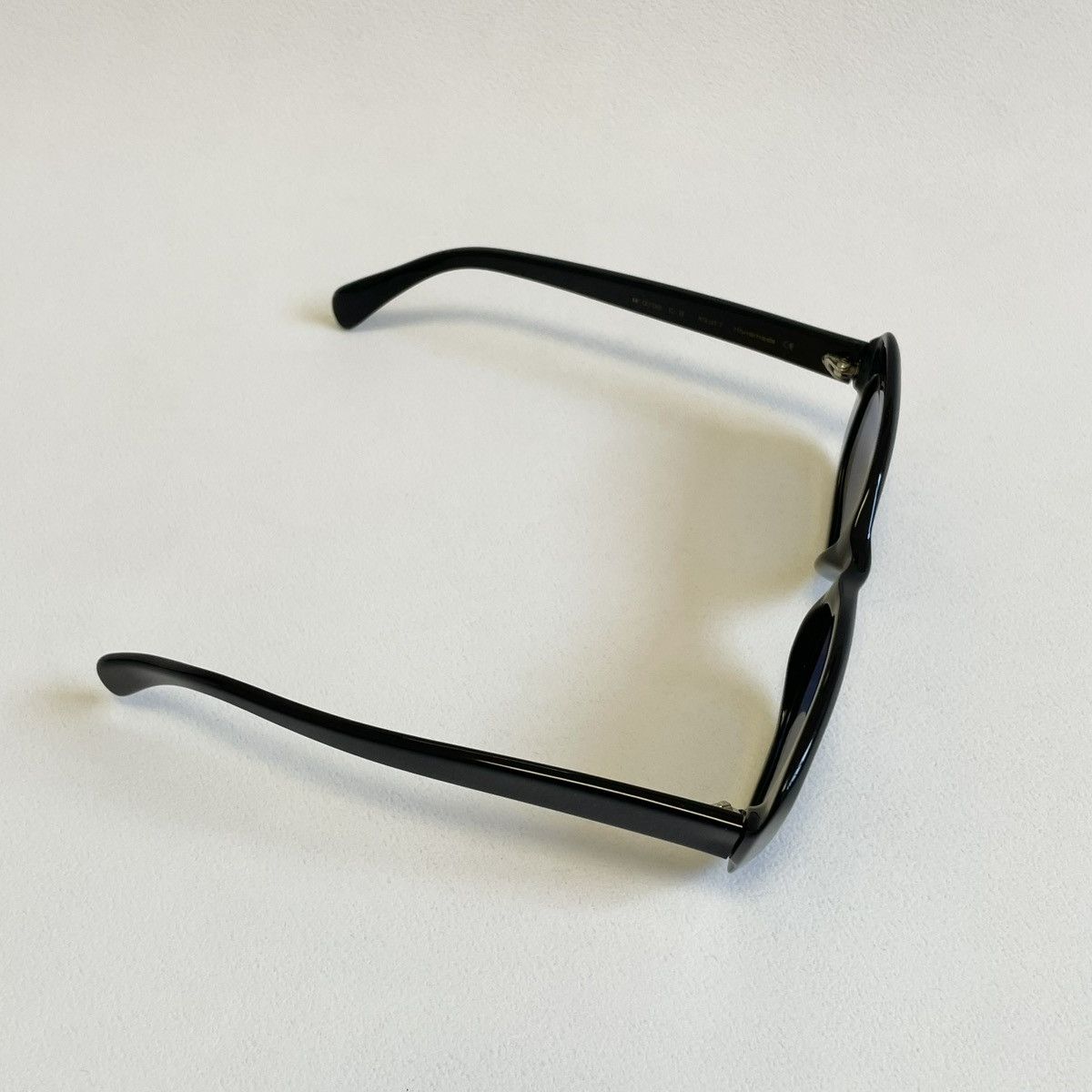 Cutler and Gross Black 70s Style ‘Rounded Edge’ Sunglasses Size ONE SIZE - 7 Thumbnail