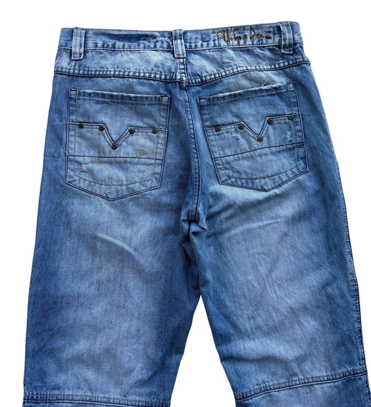 Japanese Brand Eight 2 Nine Loose Rugged Streetwear Denim Size US 33 - 12 Thumbnail