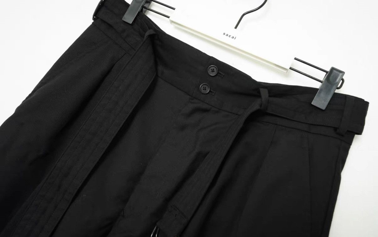 Yohji Yamamoto Yohji Yamamoto Wide-Leg Pants / Culottes, Wool Blend Size US 34 / EU 50 - 4 Thumbnail