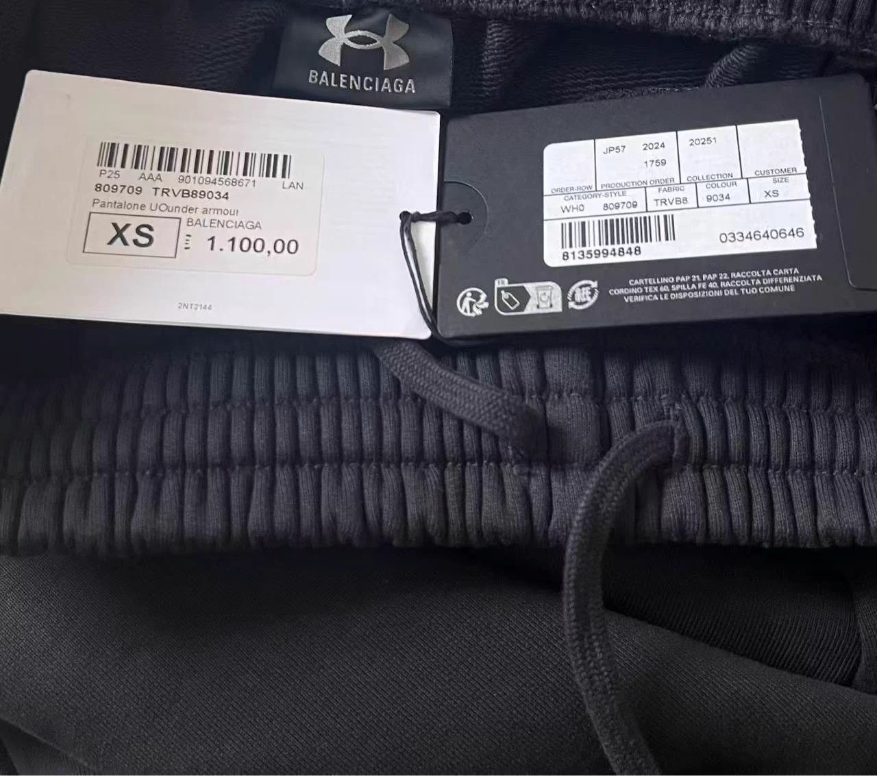 Balenciaga Balenciaga x Under Armour logo print pocket knpants Size 26" / US 2 / IT 38 - 4 Thumbnail
