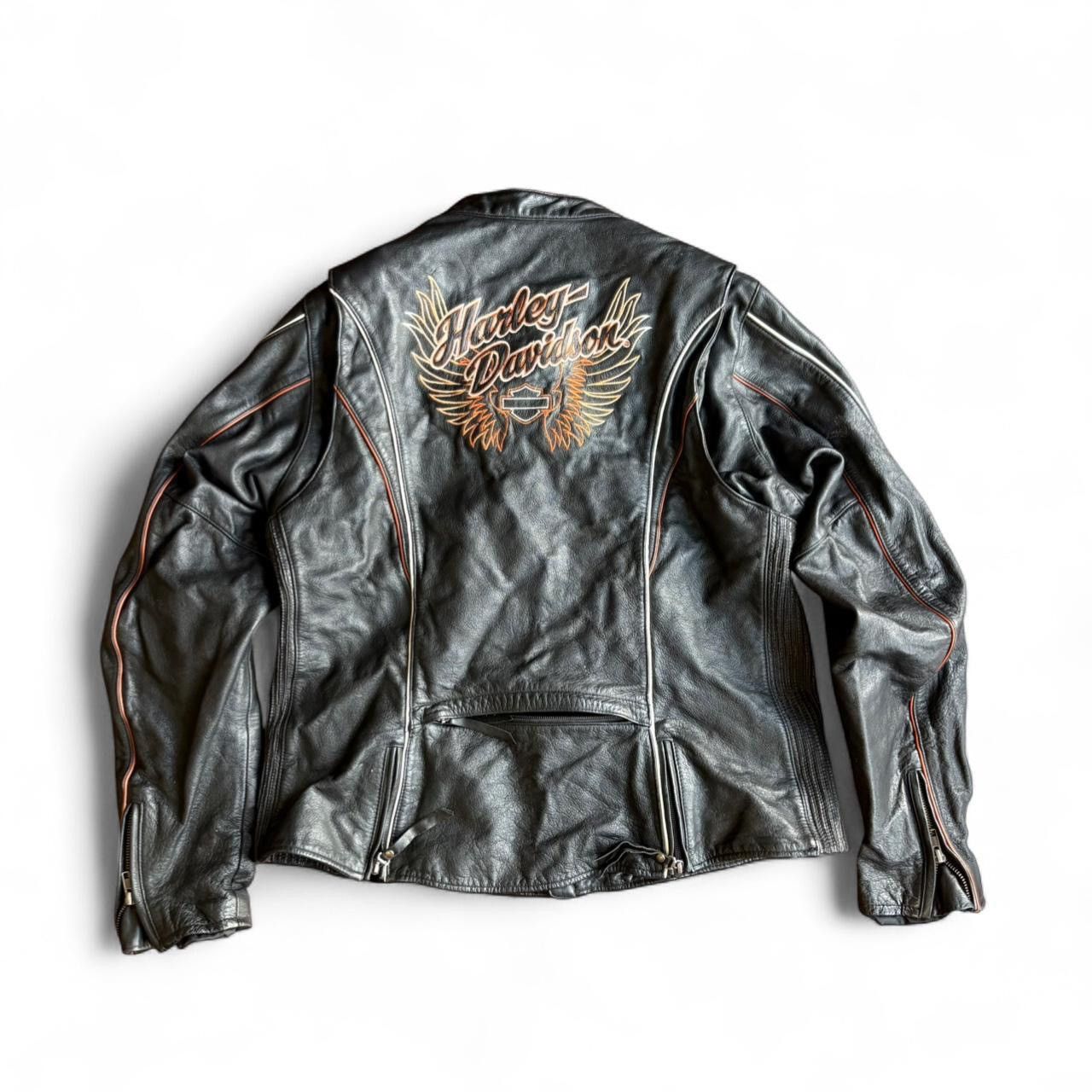 Harley Davidson Y2K 2011 Harley Davidson Leather Jacket Size XL / US 12-14 / IT 48-50 - 2 Thumbnail