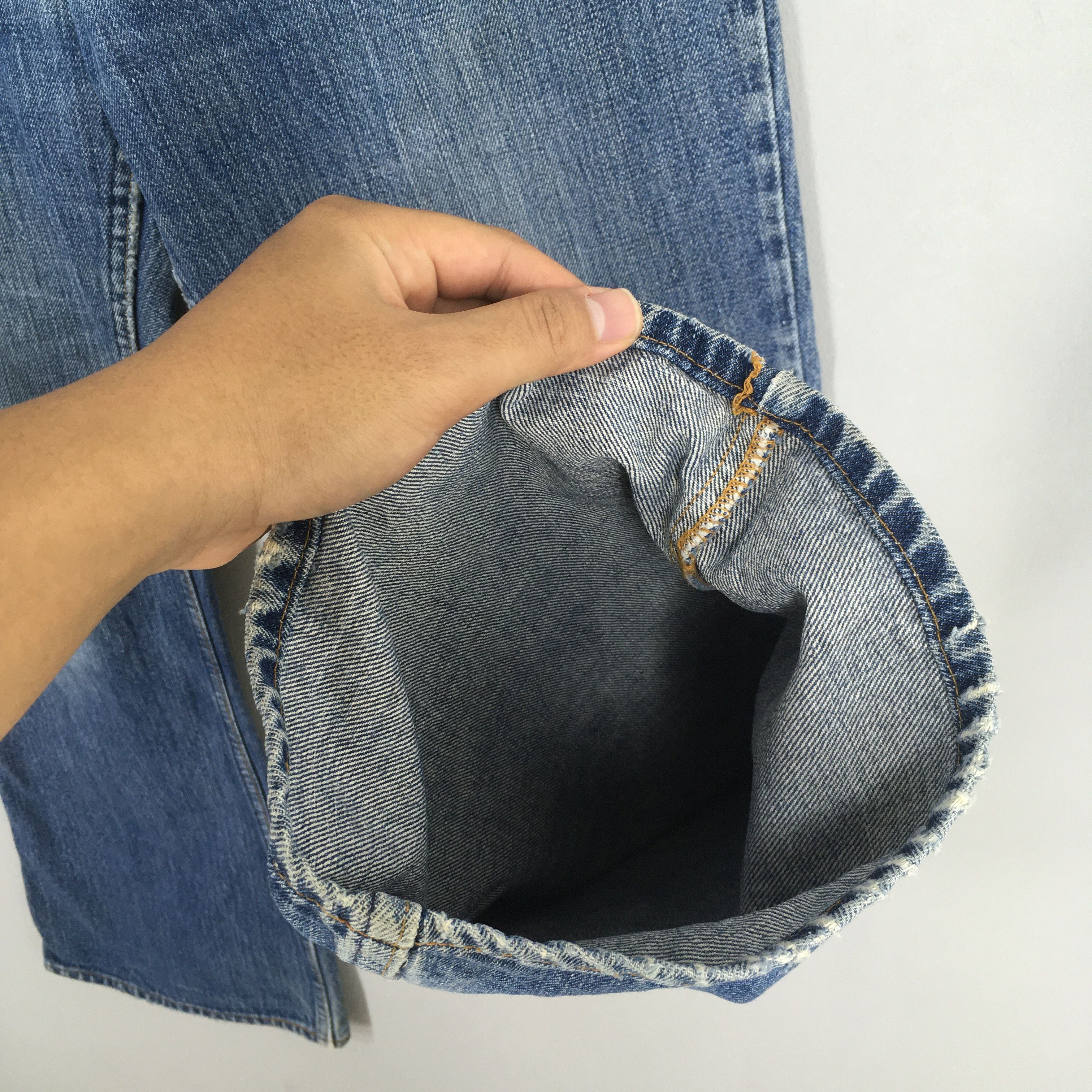 Levi's Size 35x30 Vintage Levi's 517 Bootcut Flare Jeans S355 Size US 35 - 5 Thumbnail