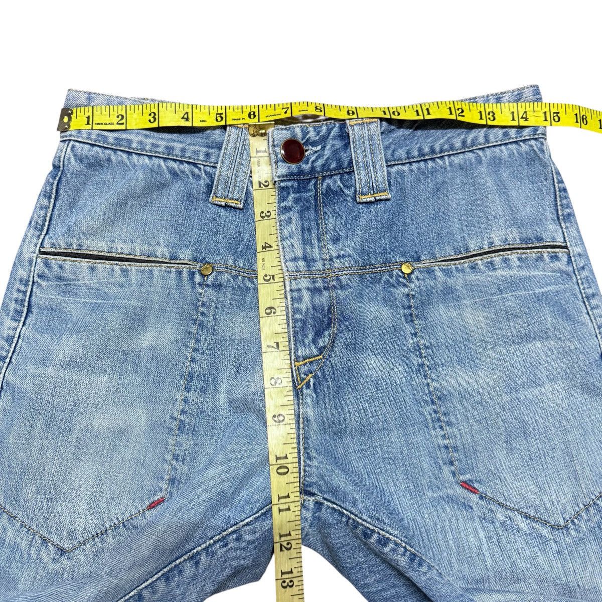 Levi's Vintage Levis Engineered Denim Flare Jeans Ankle Zip Size US 29 - 15 Thumbnail