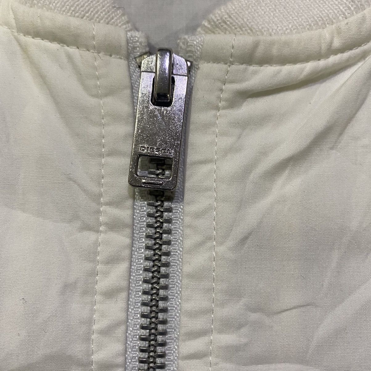 Diesel Diesel Off-White Bomber Jacket Full Zipper Size US S / EU 44-46 / 1 - 9 Thumbnail