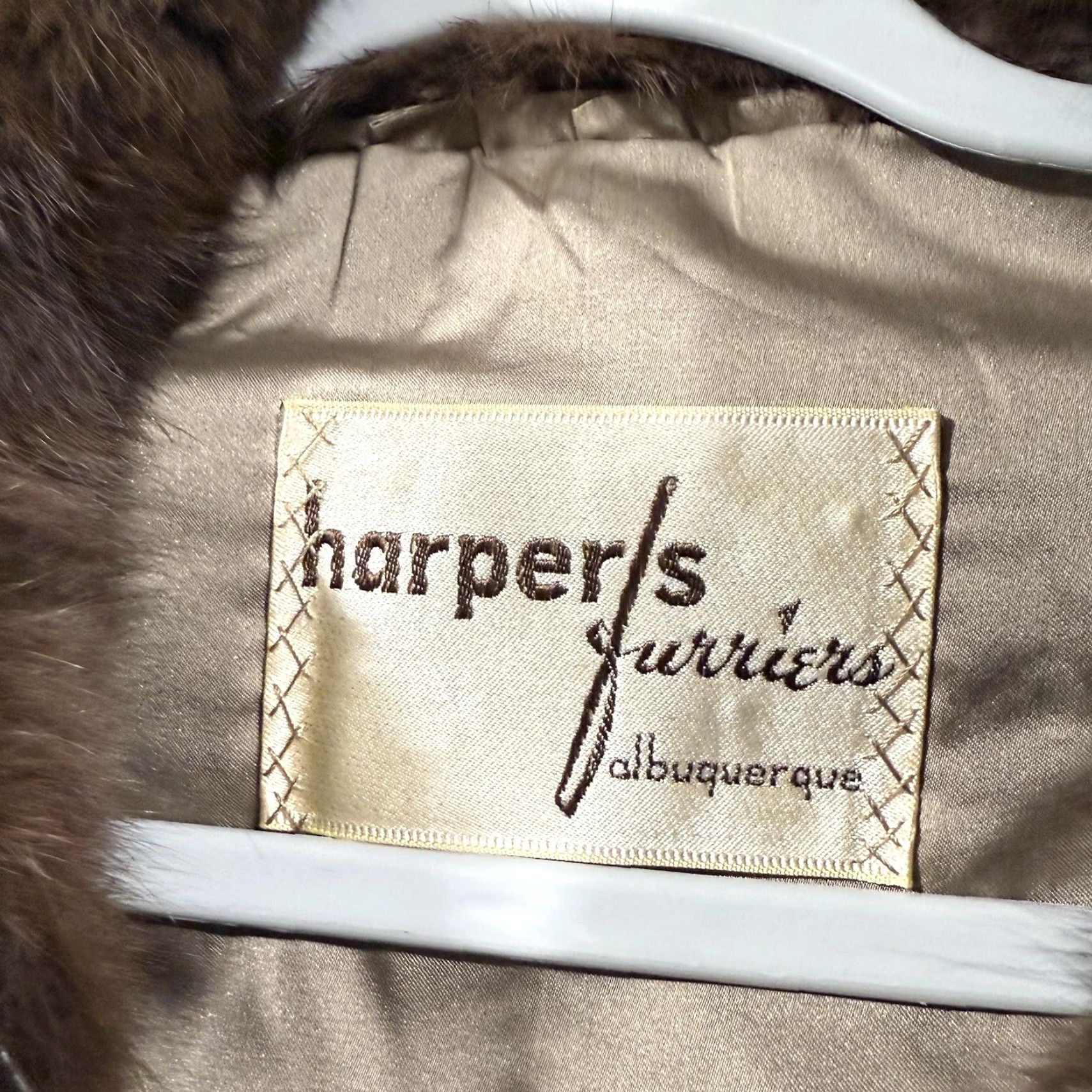 Vintage VINTAGE Harpers Furriers Mink STOLE S Womens Dark Brown Hook Closure Size S / US 4 / IT 40 - 6 Thumbnail