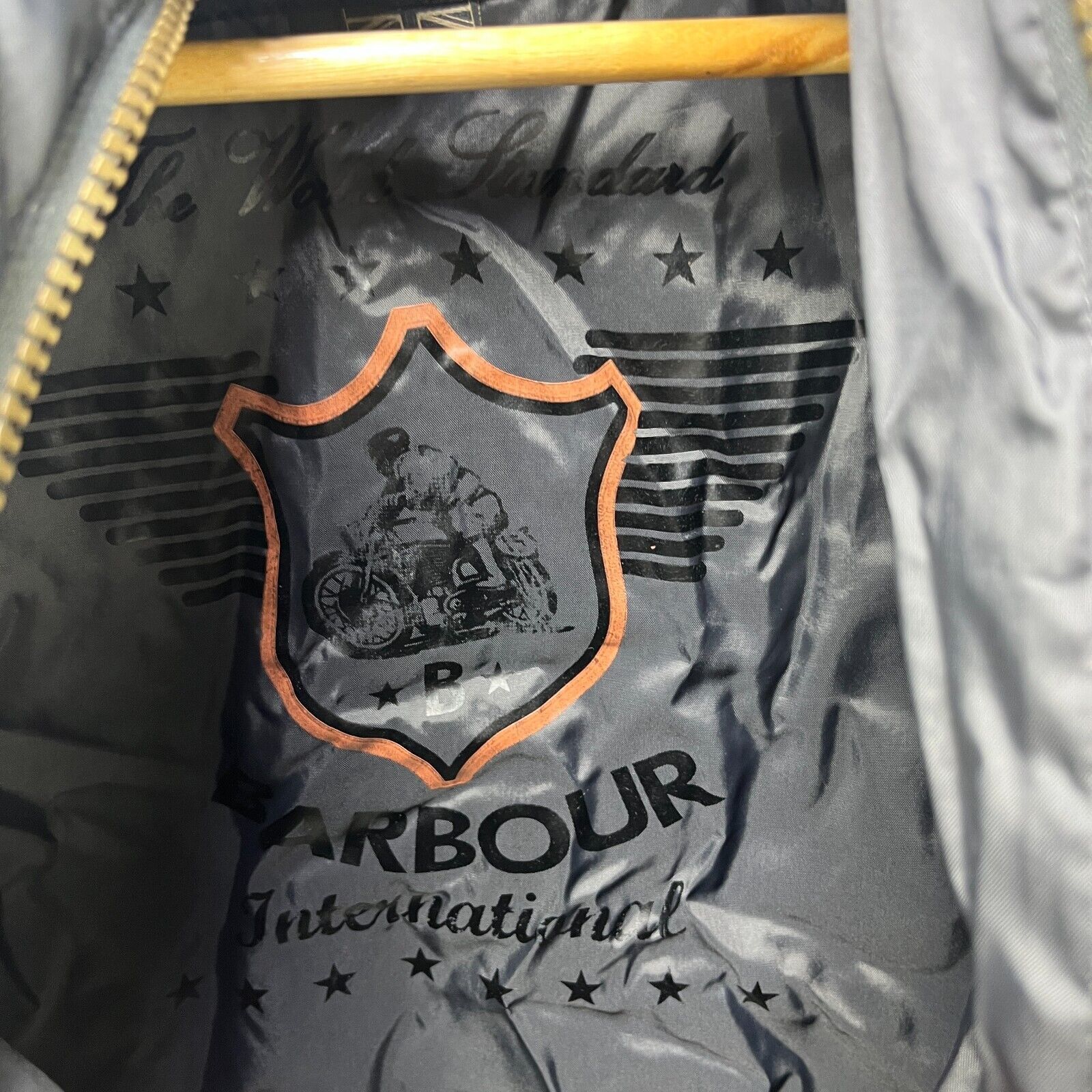 Barbour × Vintage Vintage Barbour International Quilted Jacket Medium Black Size US M / EU 48-50 / 2 - 15 Thumbnail