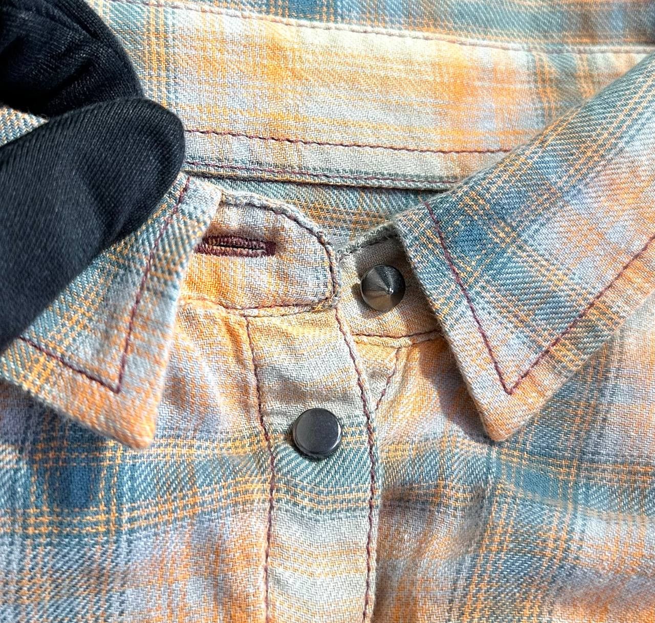 Diesel DIESEL Women's Gradient Shirt buttons up grunge style retro Size L / US 10 / IT 46 - 3 Thumbnail