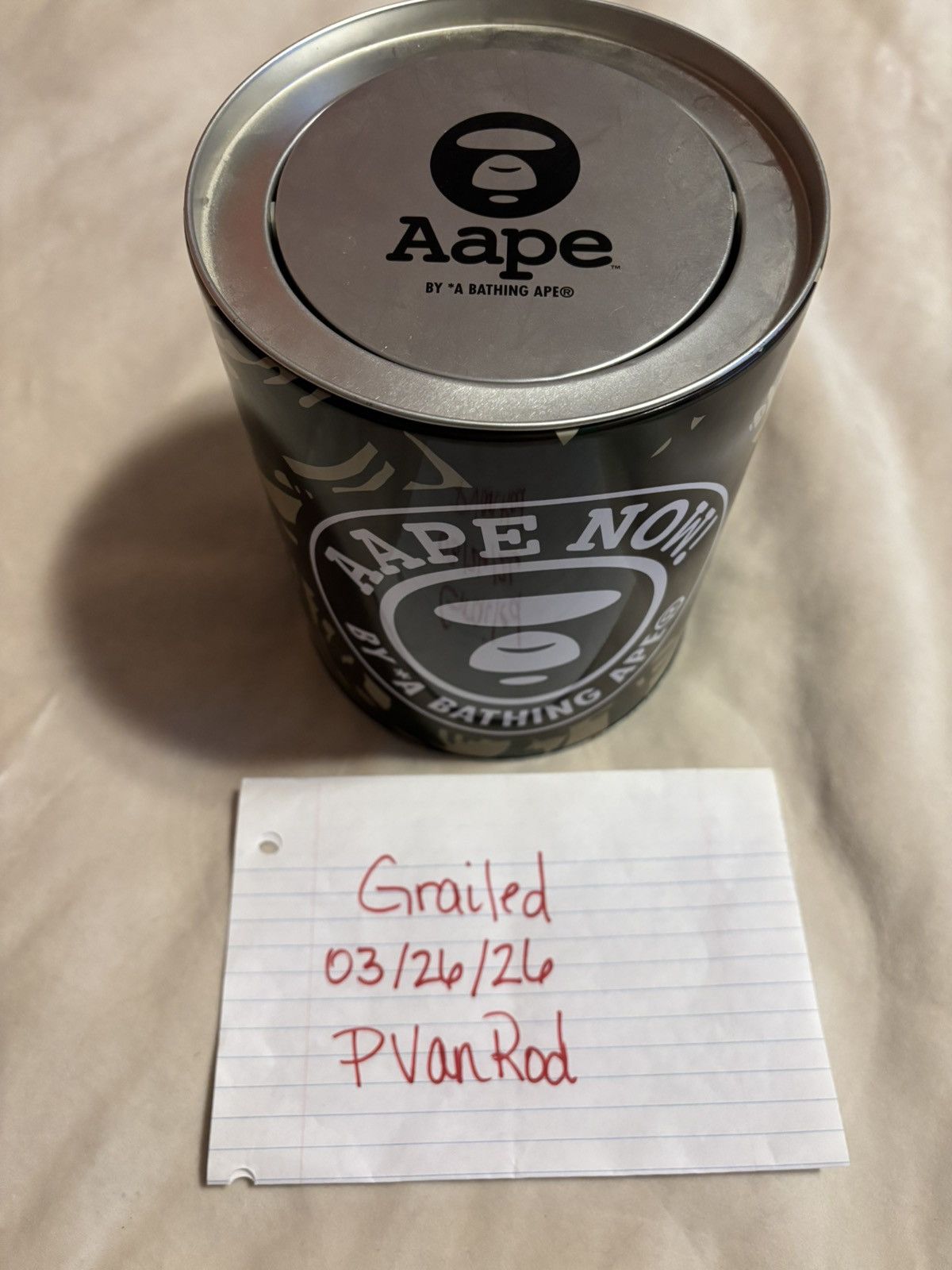 Aape AAPE Tin Trash Can Size ONE SIZE - 6 Thumbnail