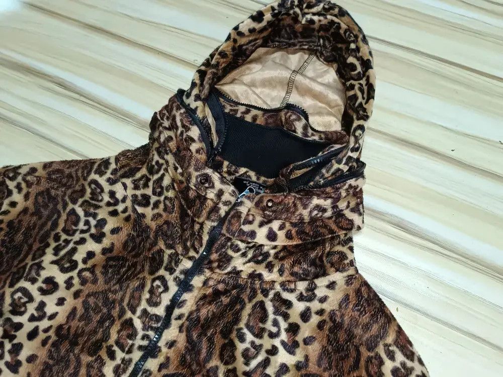 Hysteric Glamour Leopard Sweater Zip Hoodie Jacket Clash Ahead Size US XL / EU 56 / 4 - 6 Thumbnail