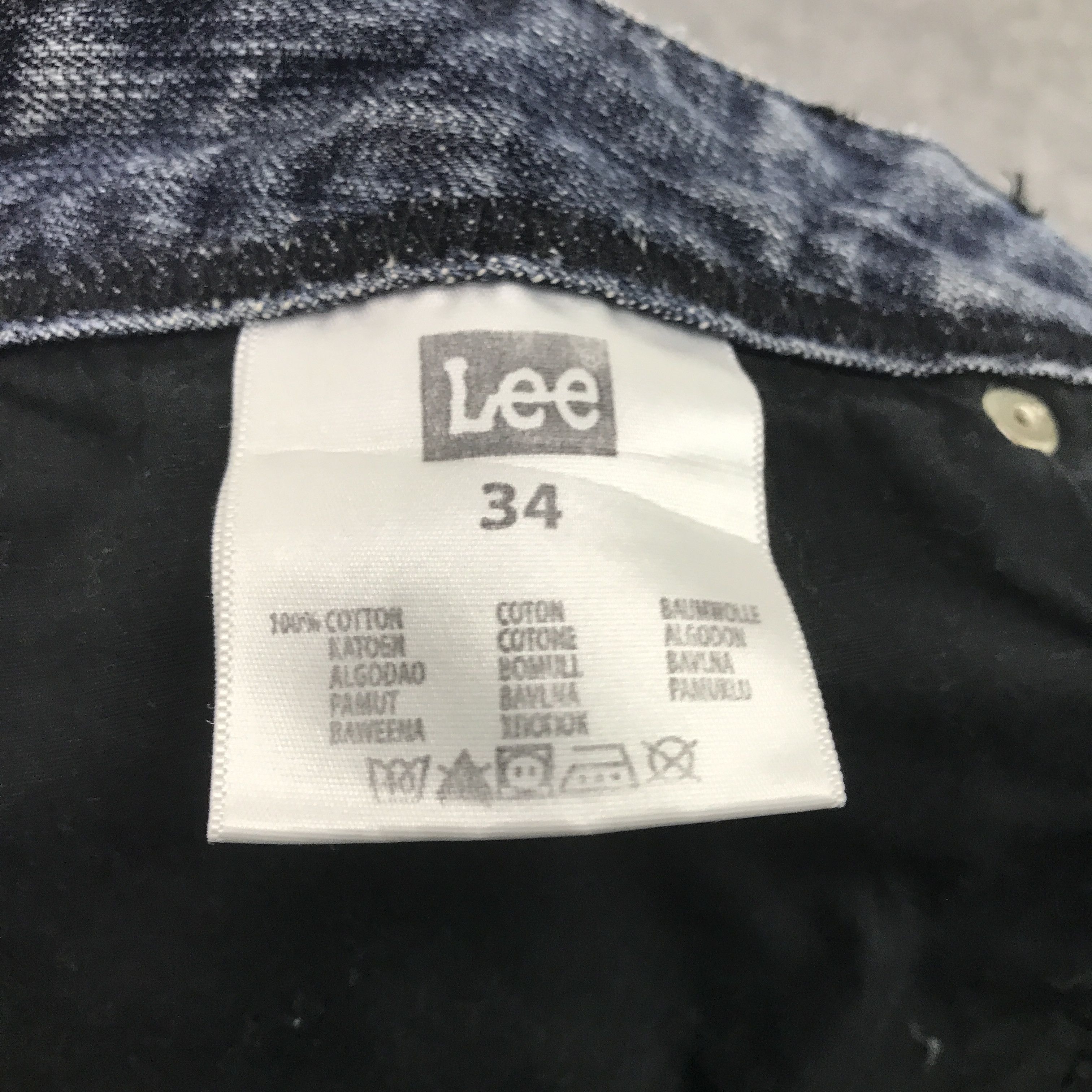 Lee Rare Lee piper distressed denim jeans pants Size US 34 / EU 50 - 12 Thumbnail