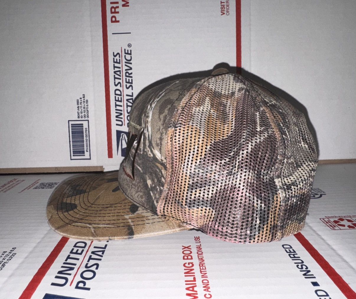Vintage Tiw company corporation advantage camo camouflage hat cap US Size ONE SIZE - 4 Thumbnail