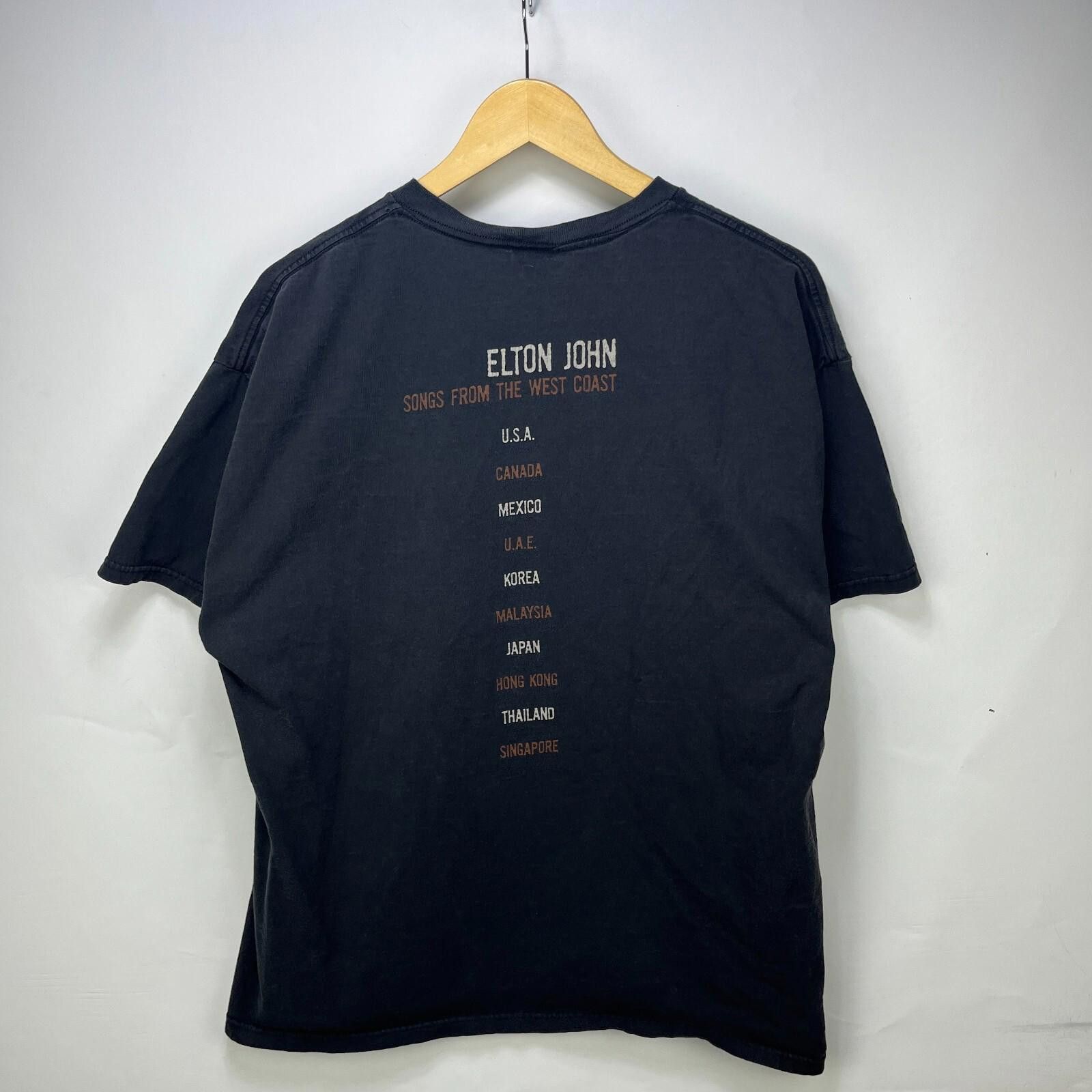 Vintage Vintage Elton John Songs From The West Coast Tour T Shirt XL Size US XL / EU 56 / 4 - 5 Thumbnail