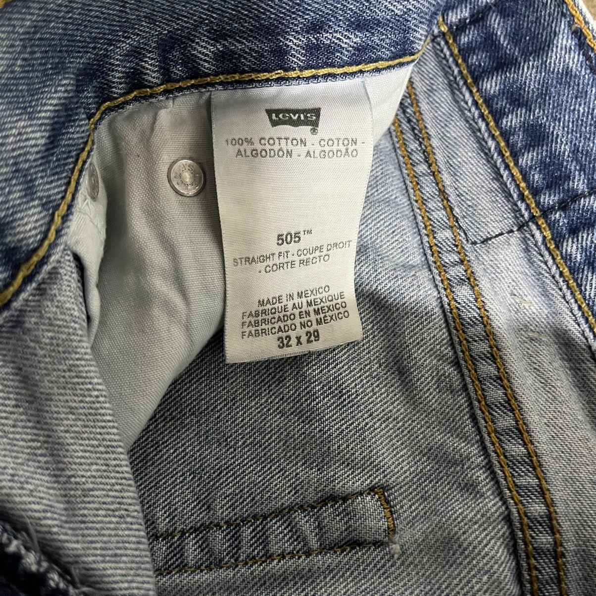 Levi's × Vintage Crazy Vintage Y2K Levi's 505 Faded Essential Skater Jeans Size US 32 / EU 48 - 11 Thumbnail