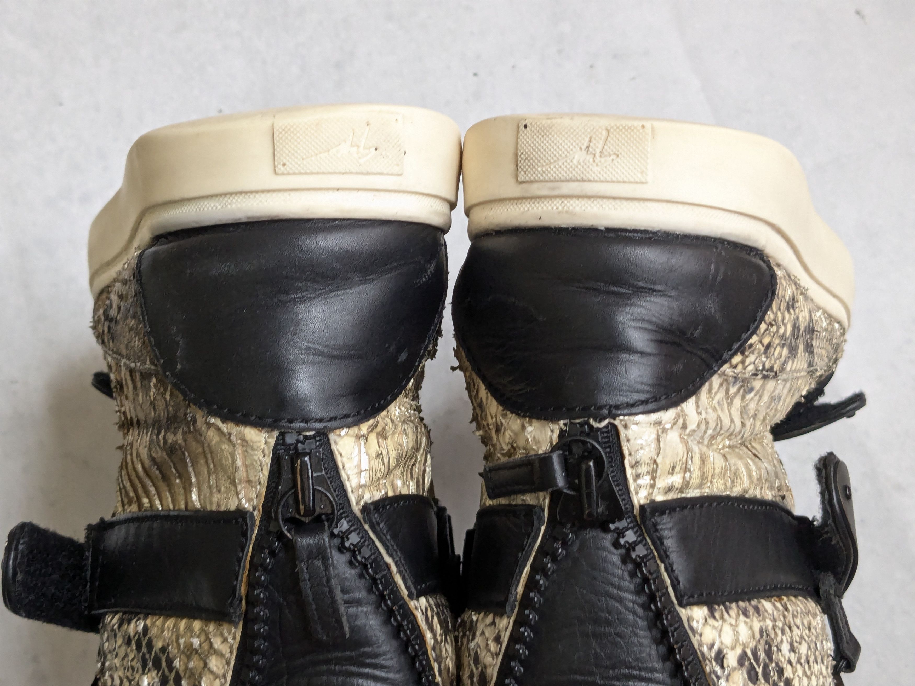 Giuseppe Zanotti Giuseppe Zanotti Sneakers Snakeskin Black 12 45 Size US 12 / EU 45 - 13 Thumbnail