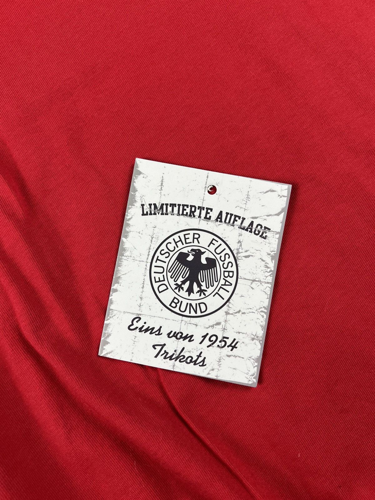 Vintage Retro Germany Memorial 1954 Deutscher Football Soccer Jersey Size US L / EU 52-54 / 3 - 10 Thumbnail