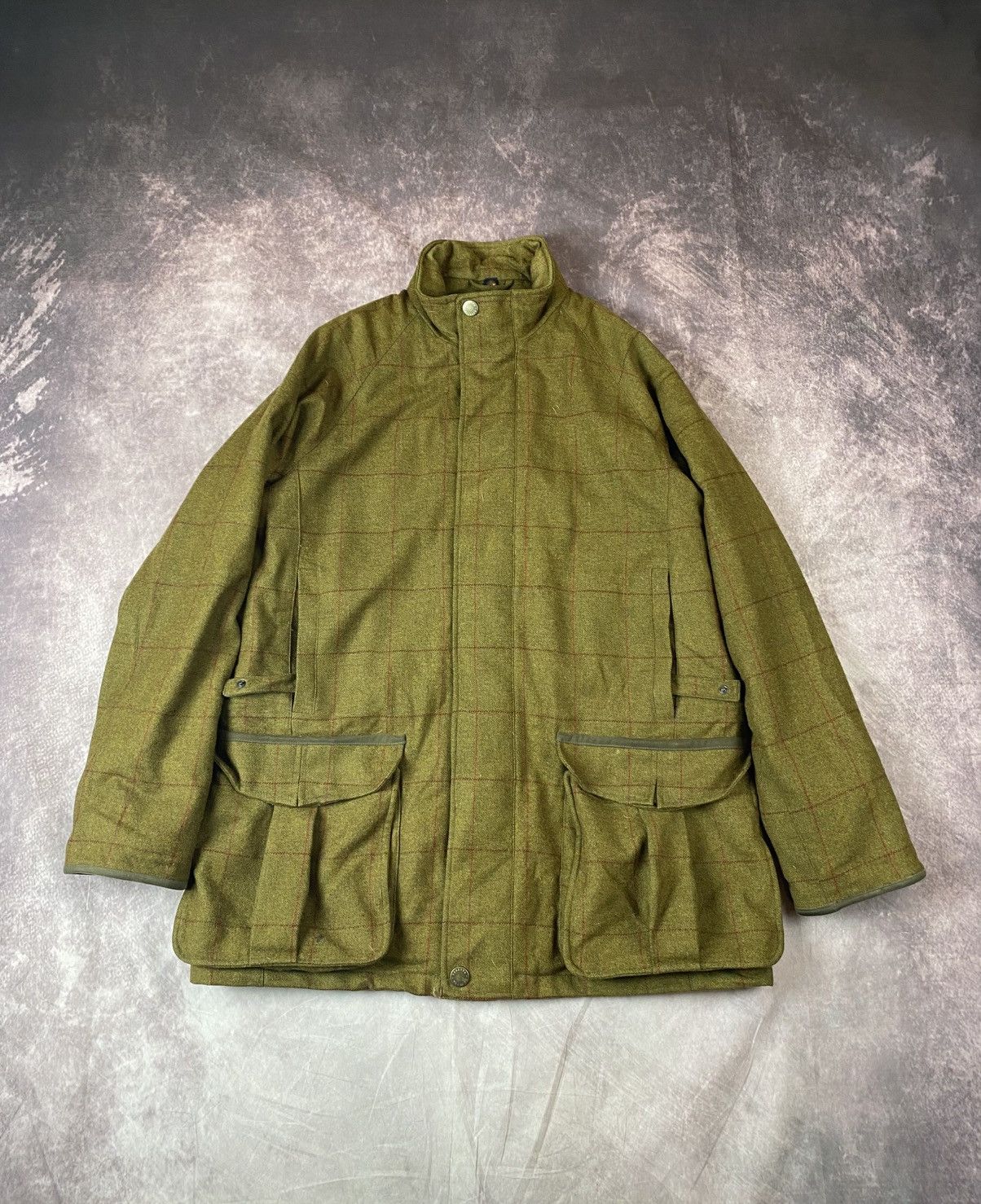 Beretta Beretta Wool Lanificio di Pray Tweed Hunting Jacket Size: 54 Size US L / EU 52-54 / 3 - 1 Thumbnail