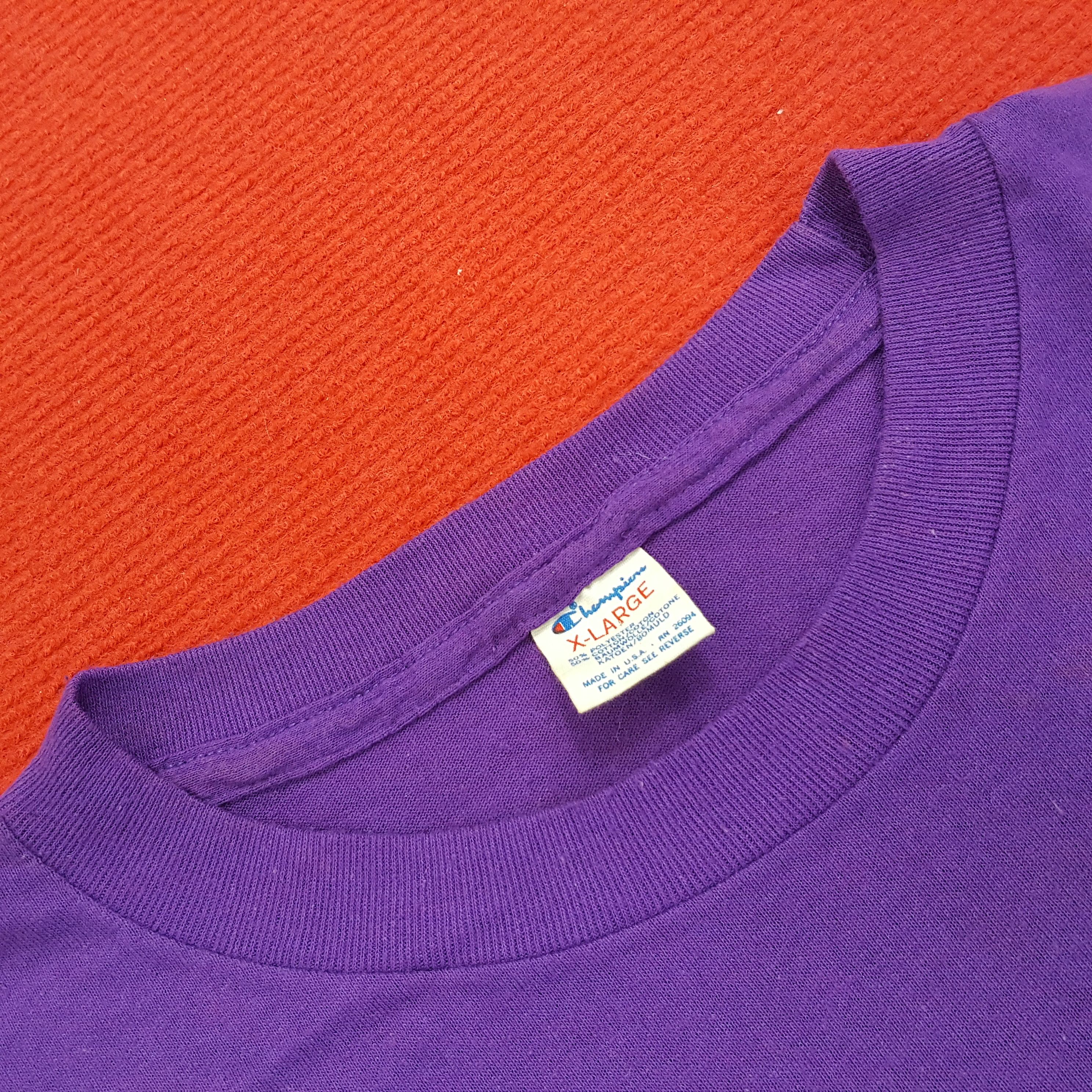 Champion × NBA × Vintage Lakers Los Angeles NBA Professional Basketball Team Tshirt Size US XL / EU 56 / 4 - 6 Thumbnail