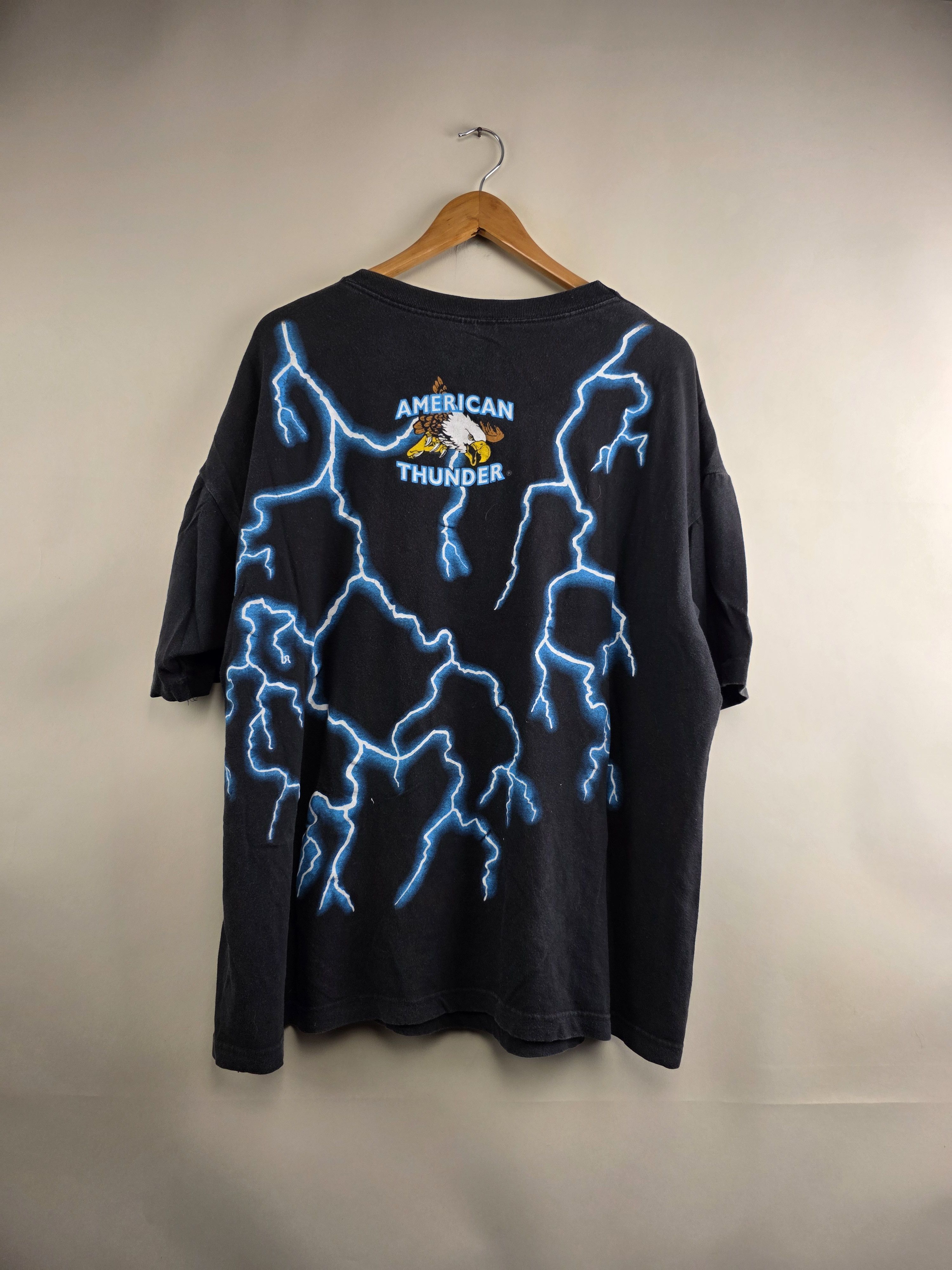 Harley Davidson × Vintage 90s American Thunder Confederate Flag 2XL 25" 29" Size US XXL / EU 58 / 5 - 6 Thumbnail