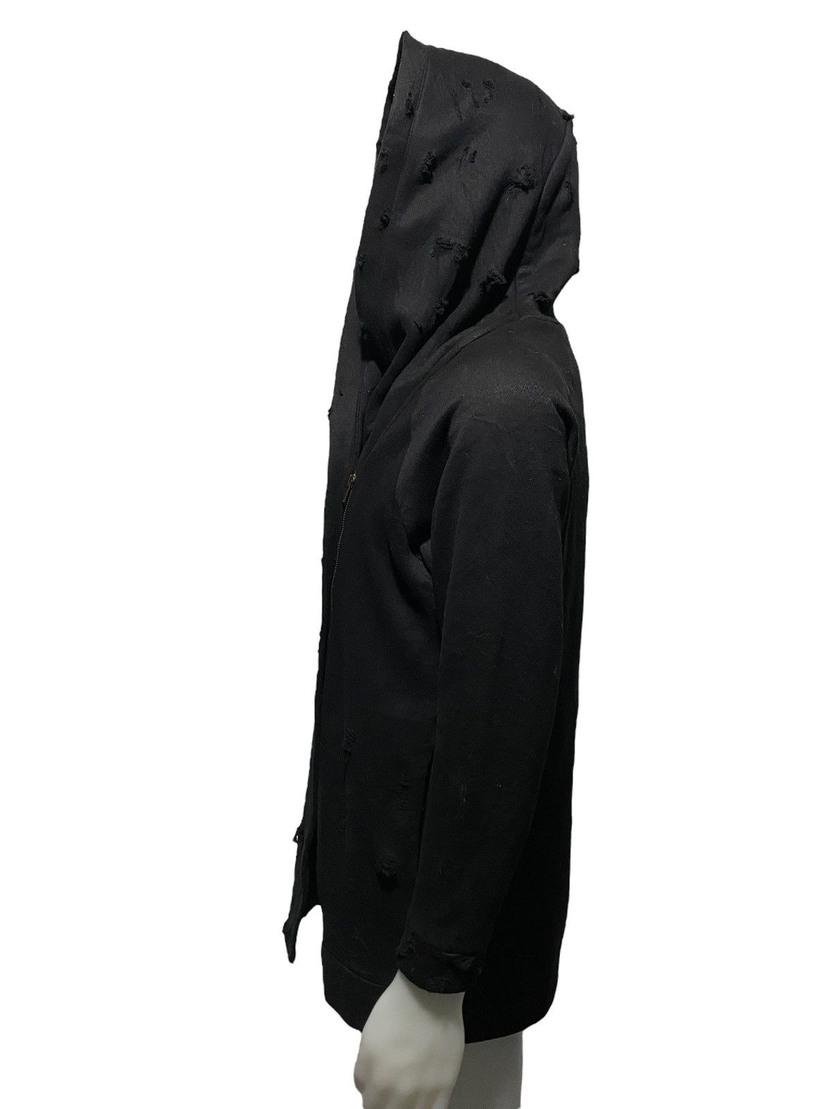 Kansai Yamamoto × Vintage y2k Kansai vkei destroyed asymmetric zip hoodie Size US L / EU 52-54 / 3 - 11 Thumbnail