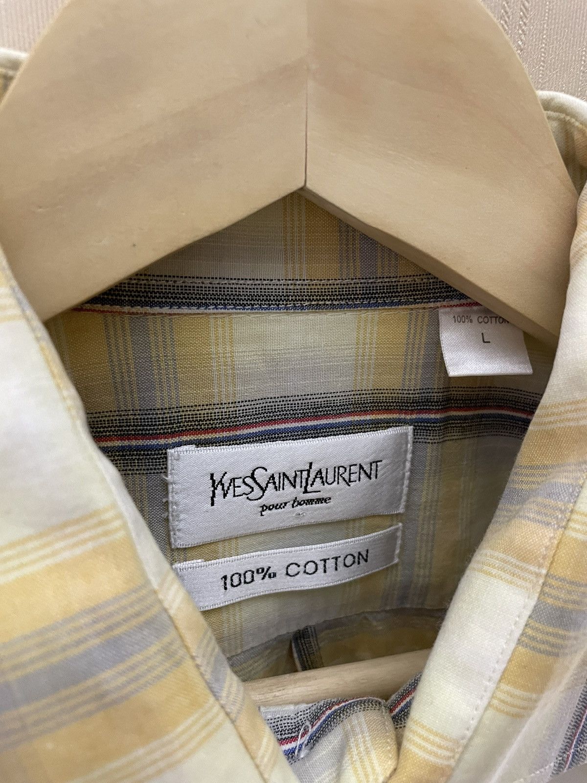 Vintage × Yves Saint Laurent Yves Saint Laurent vintage streetwear shirt Size US L / EU 52-54 / 3 - 6 Thumbnail