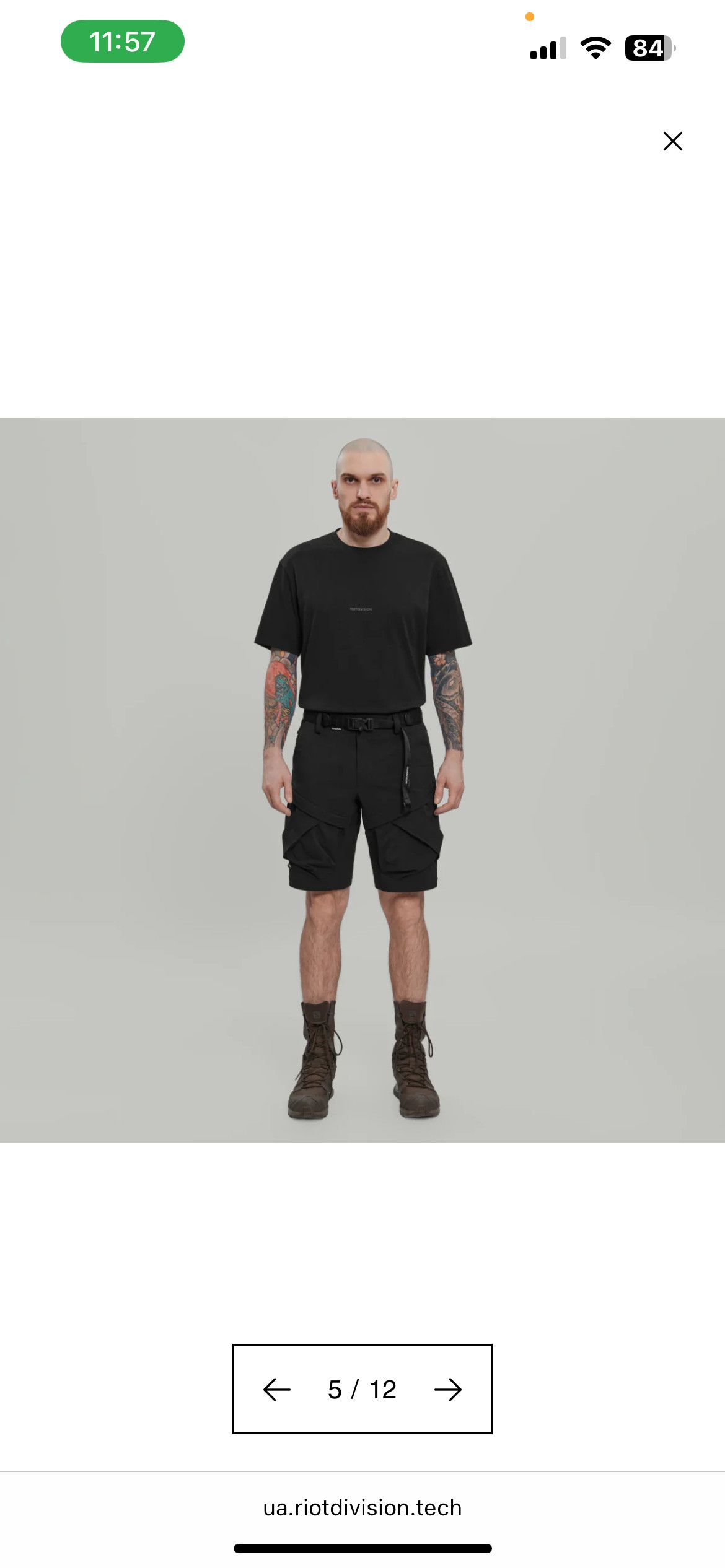Riot Division RIOT DIVISION 2 POCKETS GEN.3 RD-2PS_GEN3 (SS25) BLACK Size US 36 / EU 52 - 12 Thumbnail