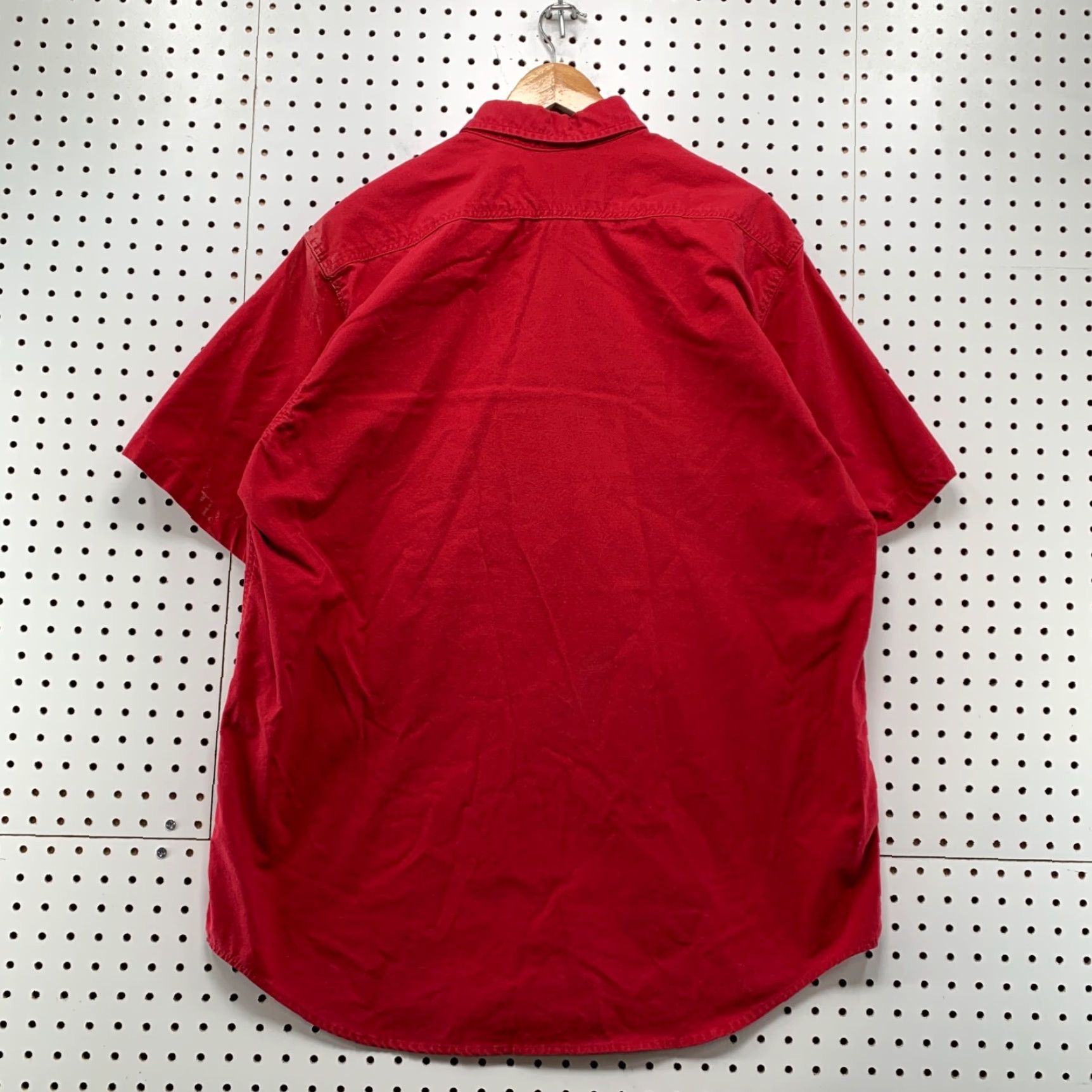 Carhartt VINTAGE Carhartt Button-Up Shirt Mens L Red Canvas Workwear Made USA Size US L / EU 52-54 / 3 - 2 Thumbnail