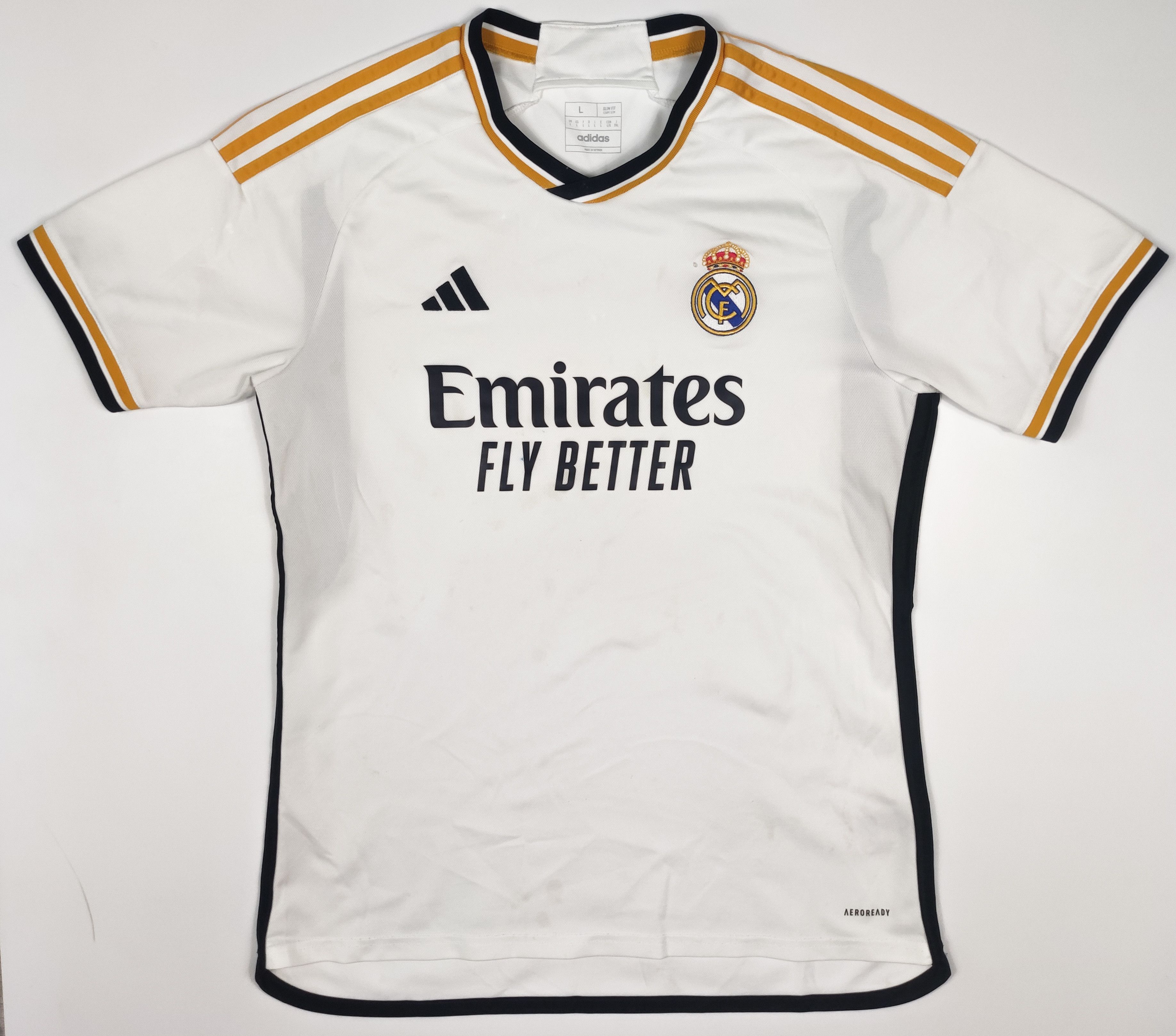 Adidas Real Madrid 2023 2024 Adidas Home Shirt Size US L / EU 52-54 / 3 - 1 Thumbnail