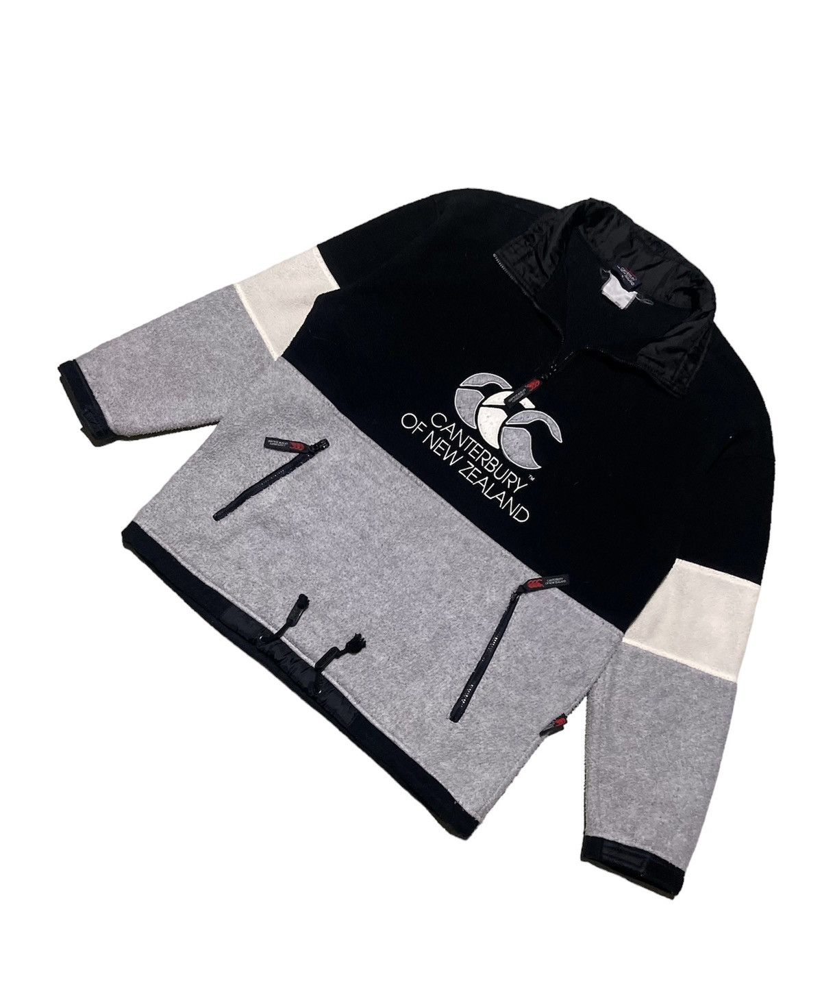 Canterbury of New Zealand × Vintage Canterbury of New Zealand Jacket - Black/Grey Adjustable Fit Size US M / EU 48-50 / 2 - 4 Thumbnail