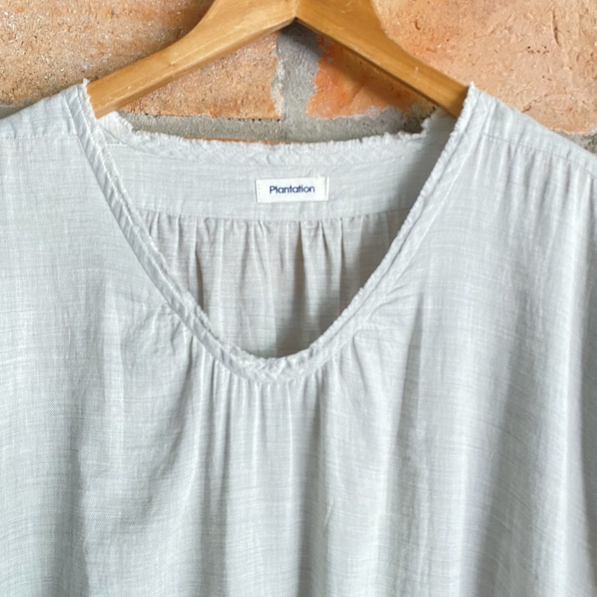 Issey Miyake Plantation Light Gray Soft Casual Dress Size M / US 6-8 / IT 42-44 - 18 Thumbnail