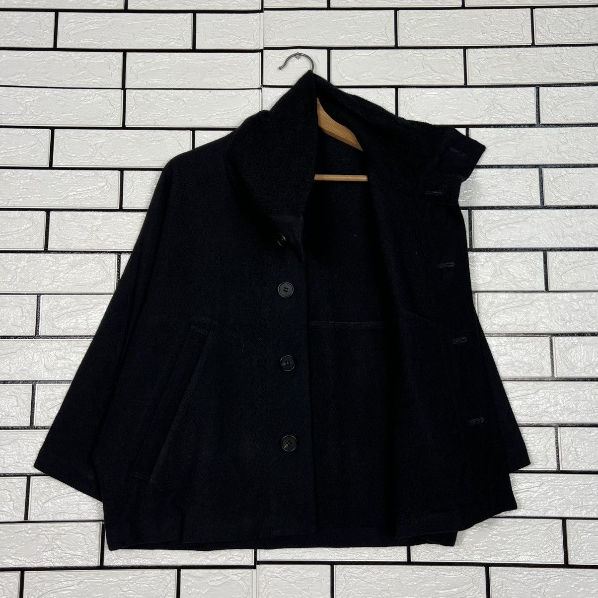 Japanese Brand FACTORY Made in Japan Stand Collar Wool Jacket #4117-C187 Size US S / EU 44-46 / 1 - 8 Thumbnail