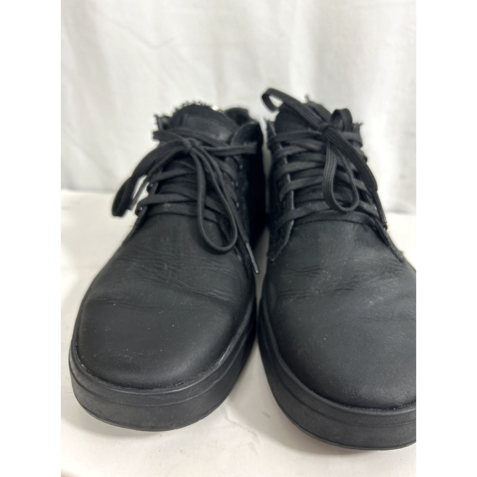 Timberland TIMBERLAND Mens Davis Square Mid Top Chukka Sneaker Shoes Leather Black Sz 7.5 Size US M / EU 48-50 / 2 - 4 Thumbnail