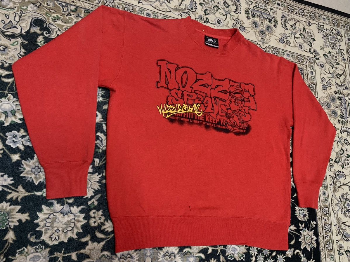 Ecko Unltd. × JNCO × Japanese Brand Y2K JNCO STYLE BRAND OBLO STREET COULTURE SWEATSHIRT Size US L / EU 52-54 / 3 - 3 Thumbnail