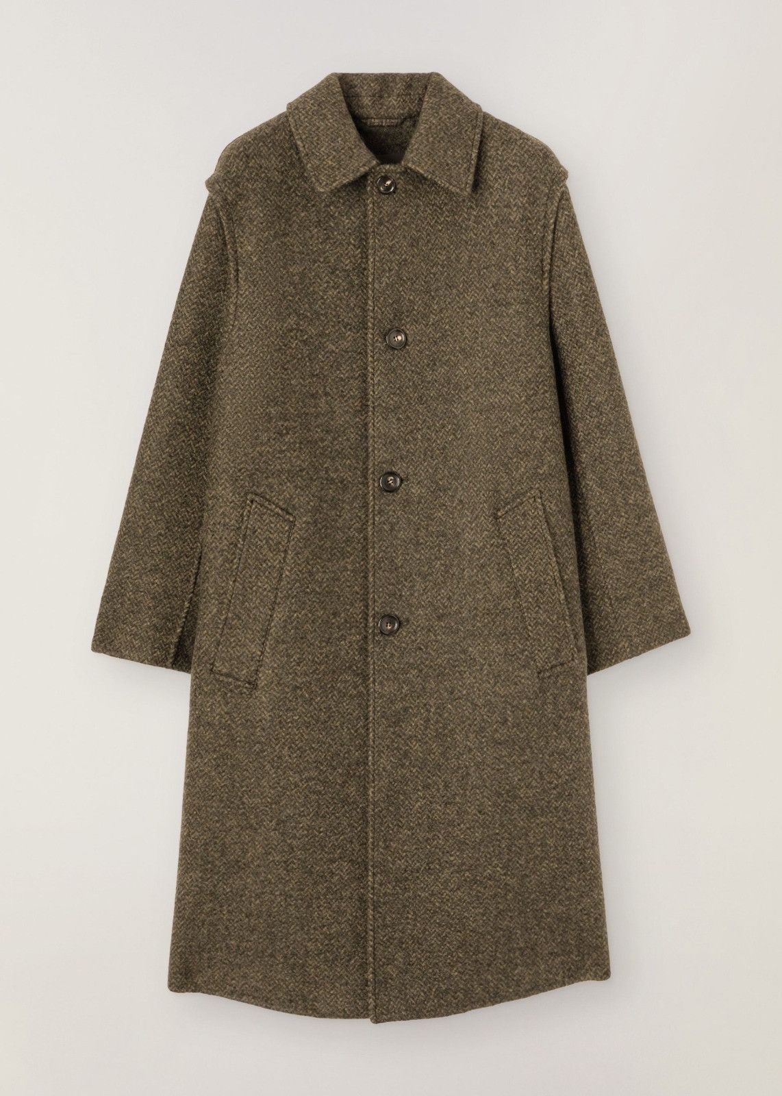 image of Loro Piana O1Loc1C0124 Coat In Brown, Women's (Size XL)