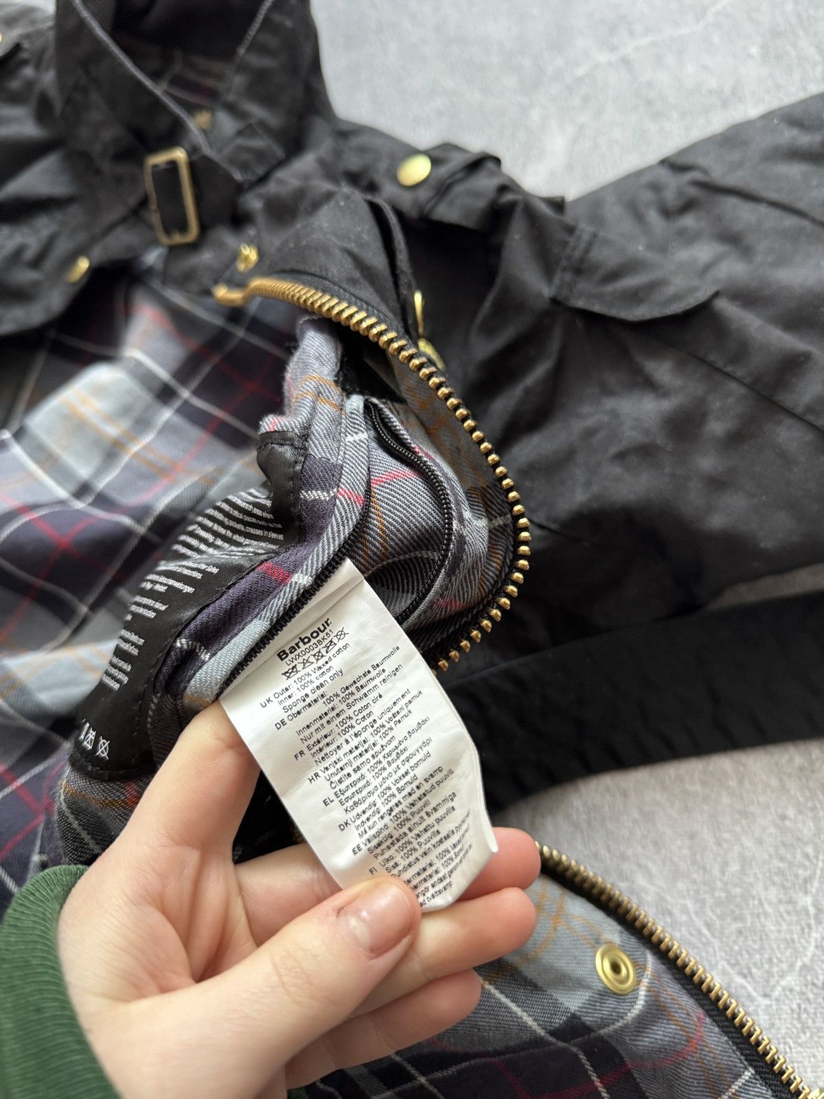 Barbour Barbour belted Wax Jacket Size 40 LWX00038K51 Size L / US 10 / IT 46 - 8 Thumbnail