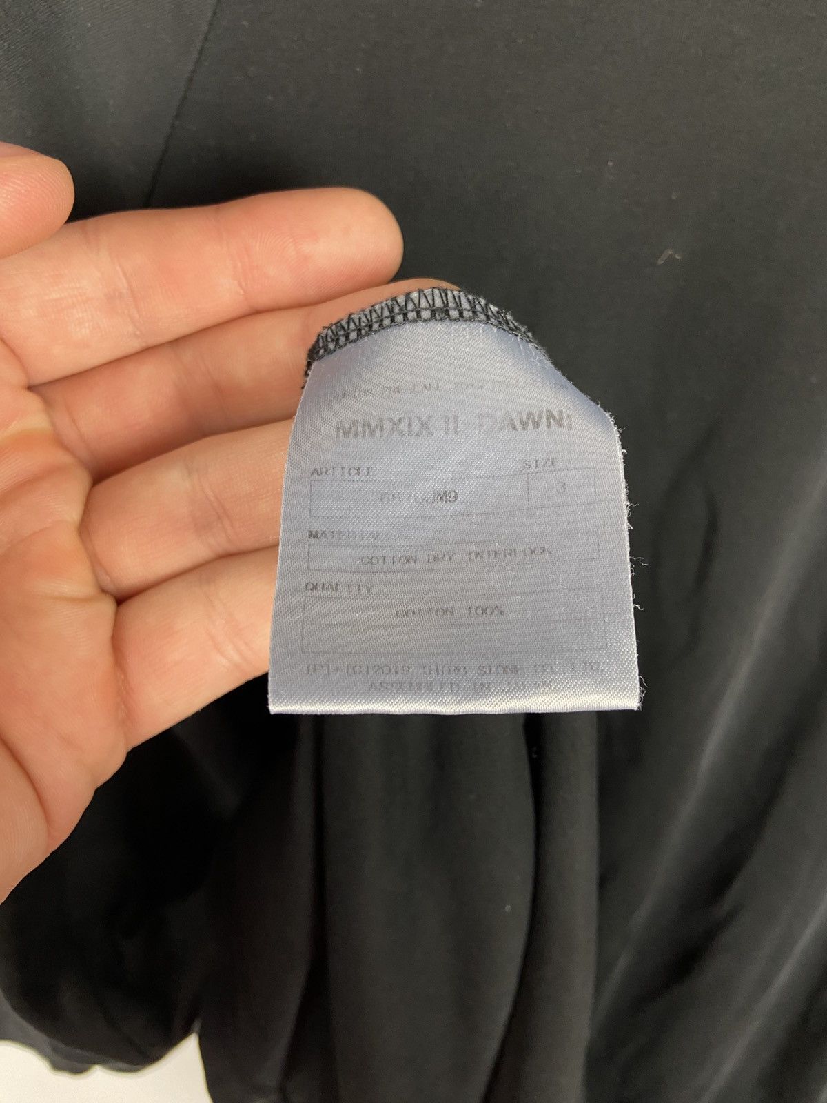 Julius Julius Pre-Fall '19 MMXIX II DAWN Black Men’s T-Shirt Sz 3 Size US M / EU 48-50 / 2 - 16 Thumbnail