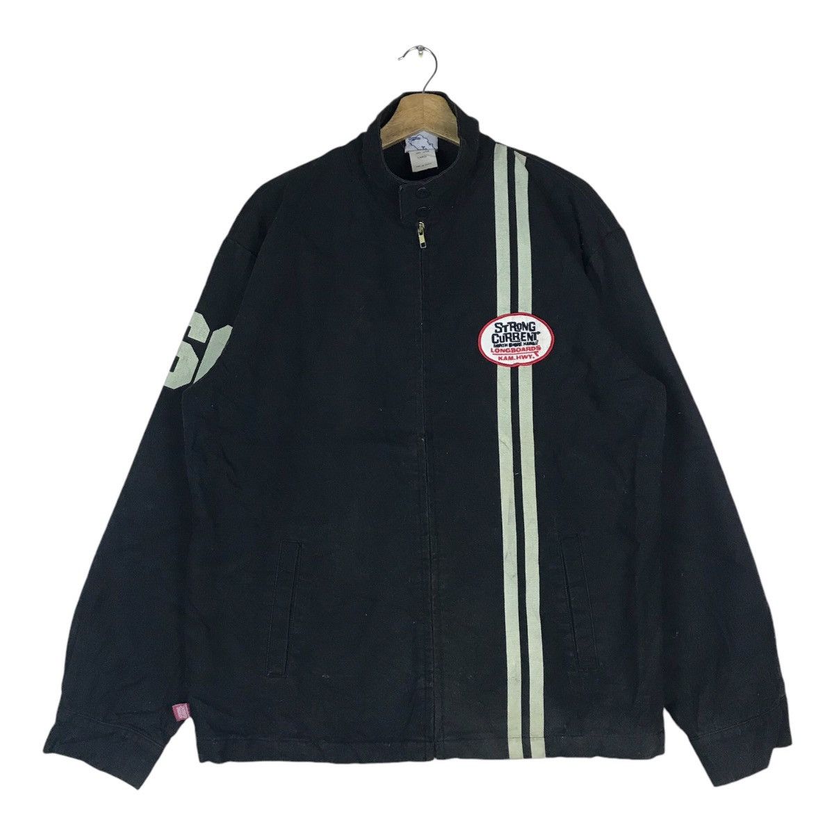 Vintage Vintage Strong Current Longboard Full Zipper Sweater Jacket Size US L / EU 52-54 / 3 - 1 Thumbnail