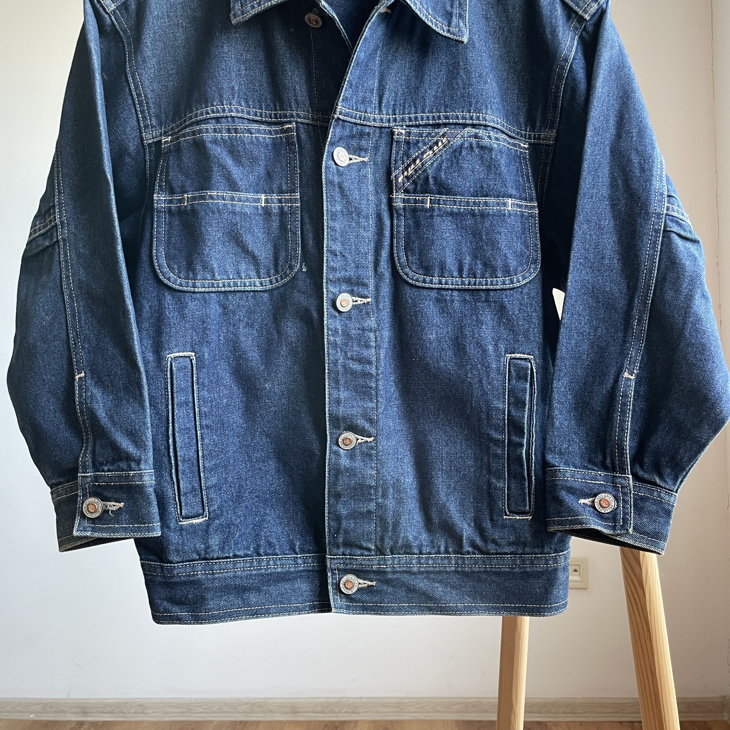 Pelle Pelle Pelle Pelle Marc Buchanan Vintage Y2K Womens Denim Jacket Size S / US 4 / IT 40 - 6 Thumbnail