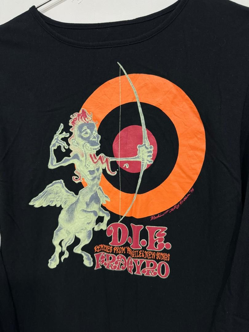 Band Tees × Vintage Vintage 1998 D.I.E. Fragyro Long Sleeve Tee Size US XS / EU 42 / 0 - 2 Thumbnail