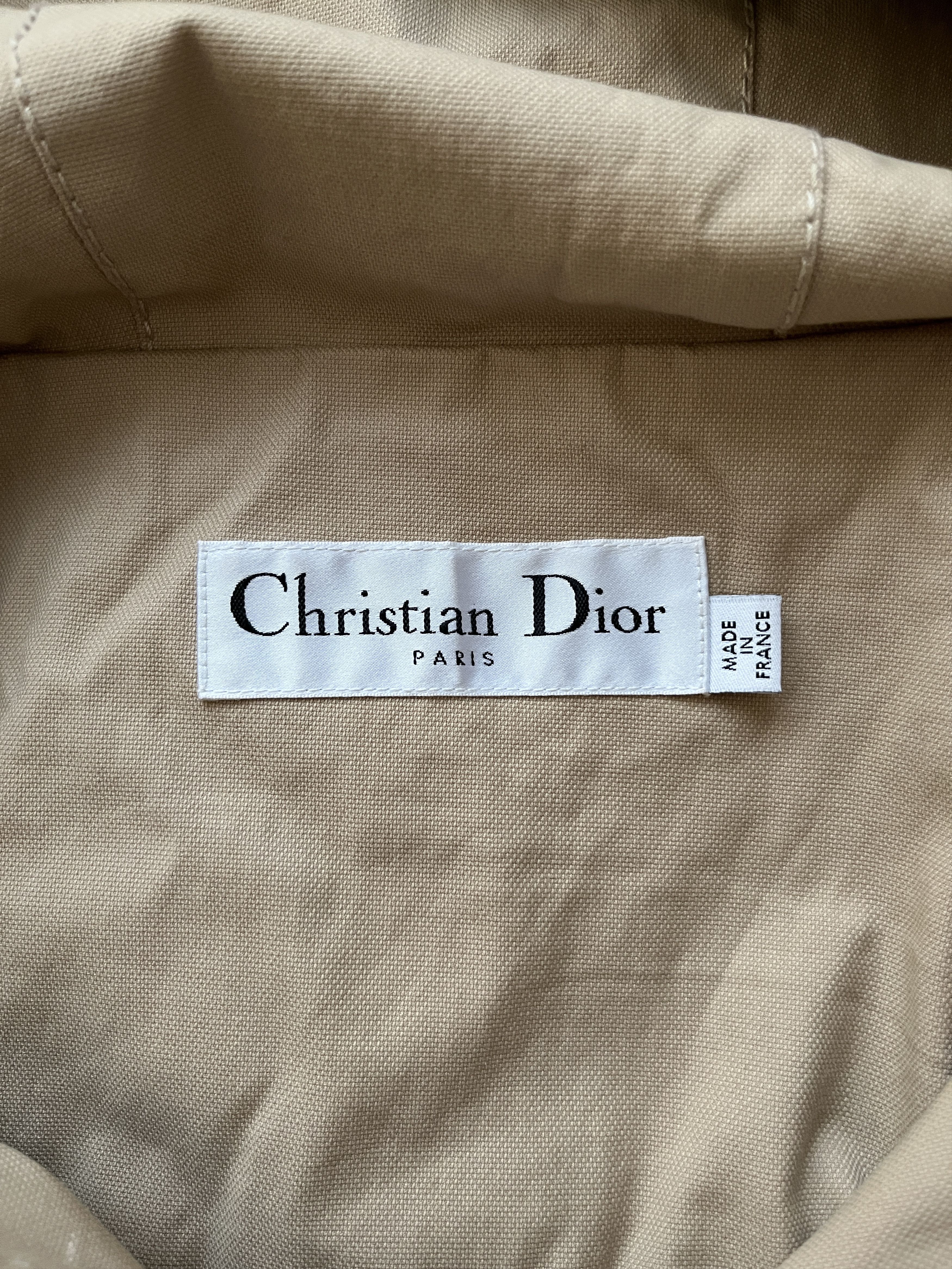 Dior ⚡️QUICK SALE⚡️2001 Dior John Galliano Beige Hooded Jacket Size S / US 4 / IT 40 - 3 Thumbnail
