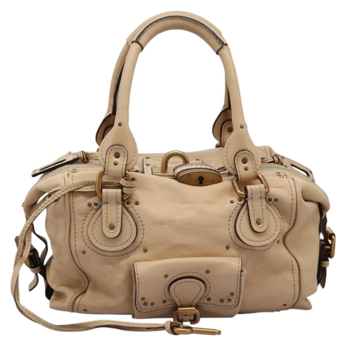 Chloe Chloe Paddington Lock Handbag Leather Size ONE SIZE - 1 Thumbnail