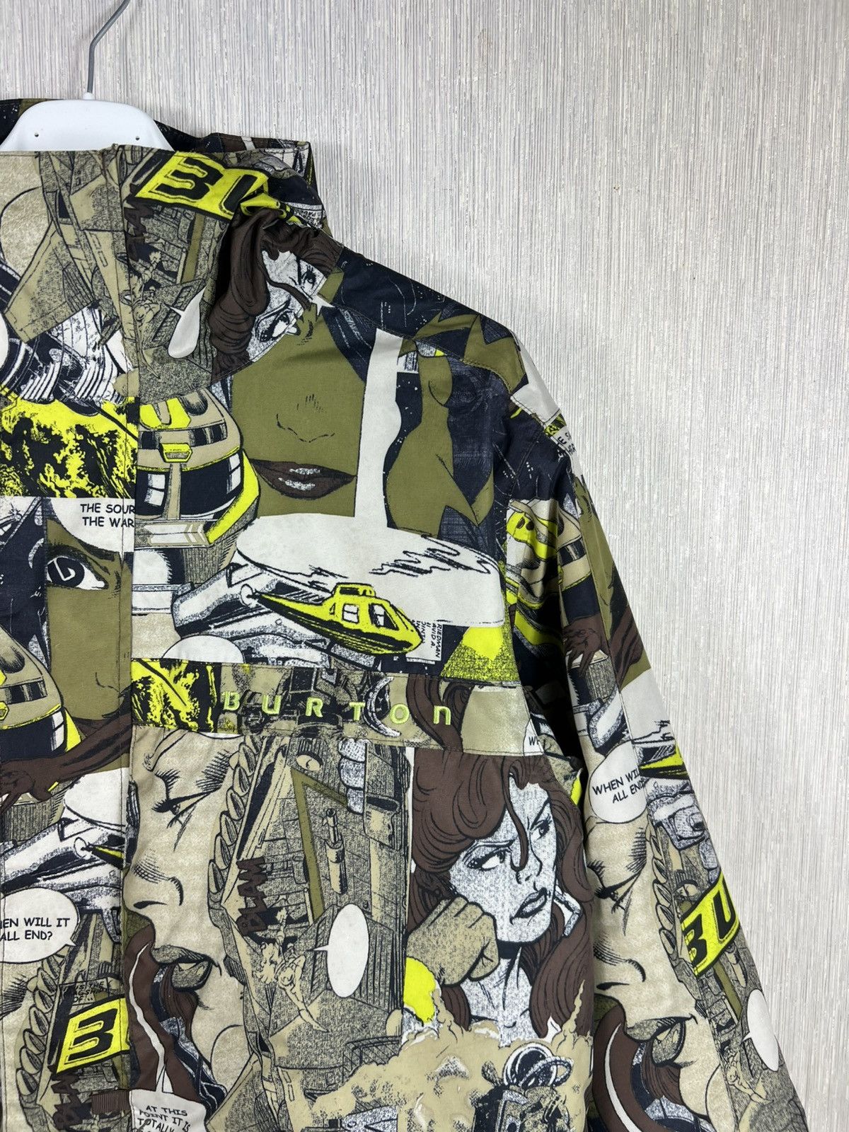 Burton Vintage Burton full print comics ski jacket snow gorpcore Size US M / EU 48-50 / 2 - 3 Thumbnail