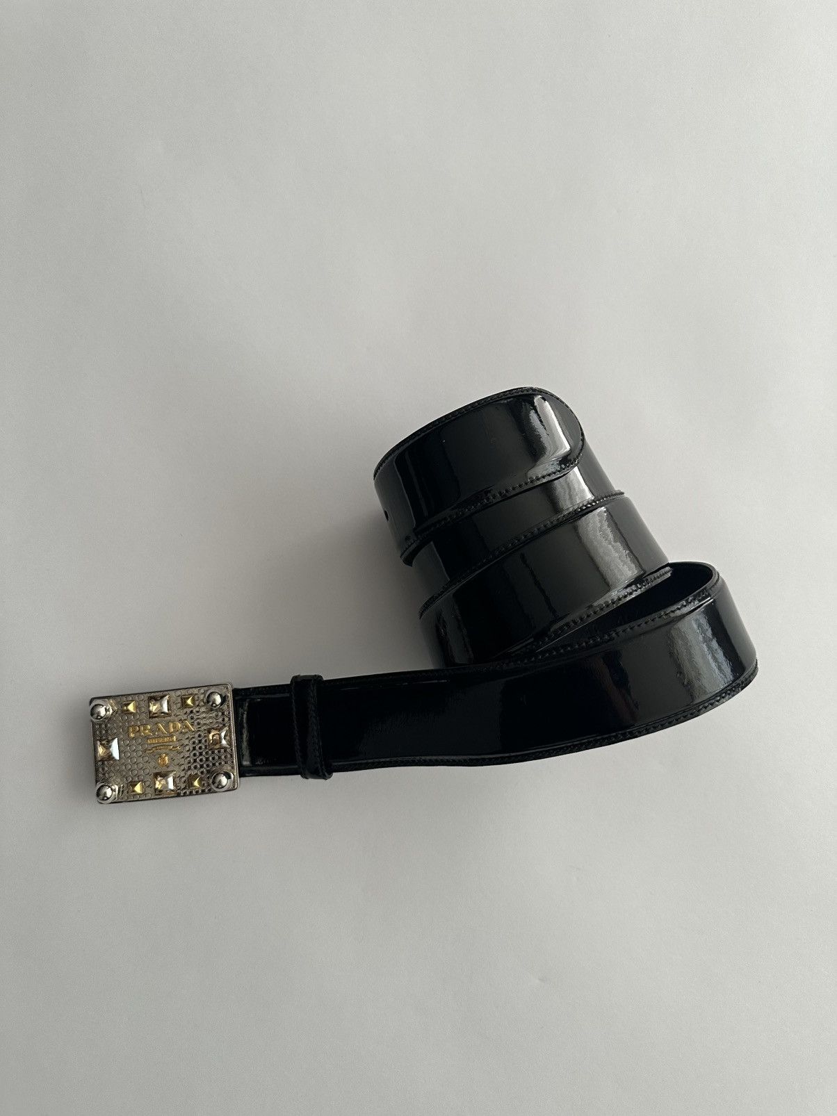 Prada Prada FW07 Jewel Studded Patent Leather Belt Size ONE SIZE - 3 Thumbnail