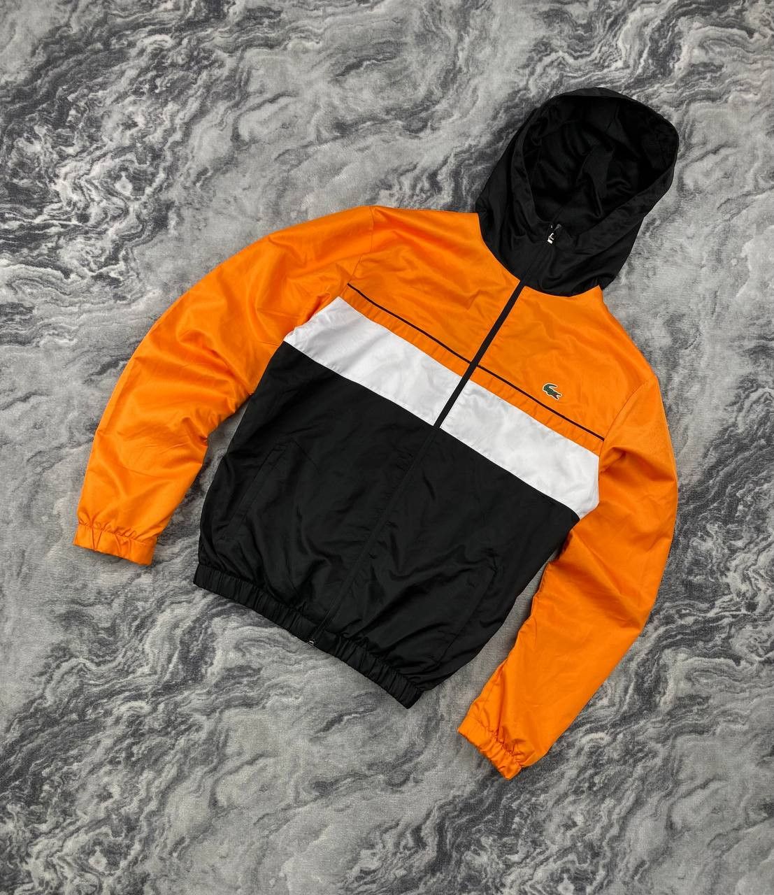 Lacoste Lacoste Sport Windbreaker Jacket Men Size M Orange Size US M / EU 48-50 / 2 - 1 Thumbnail
