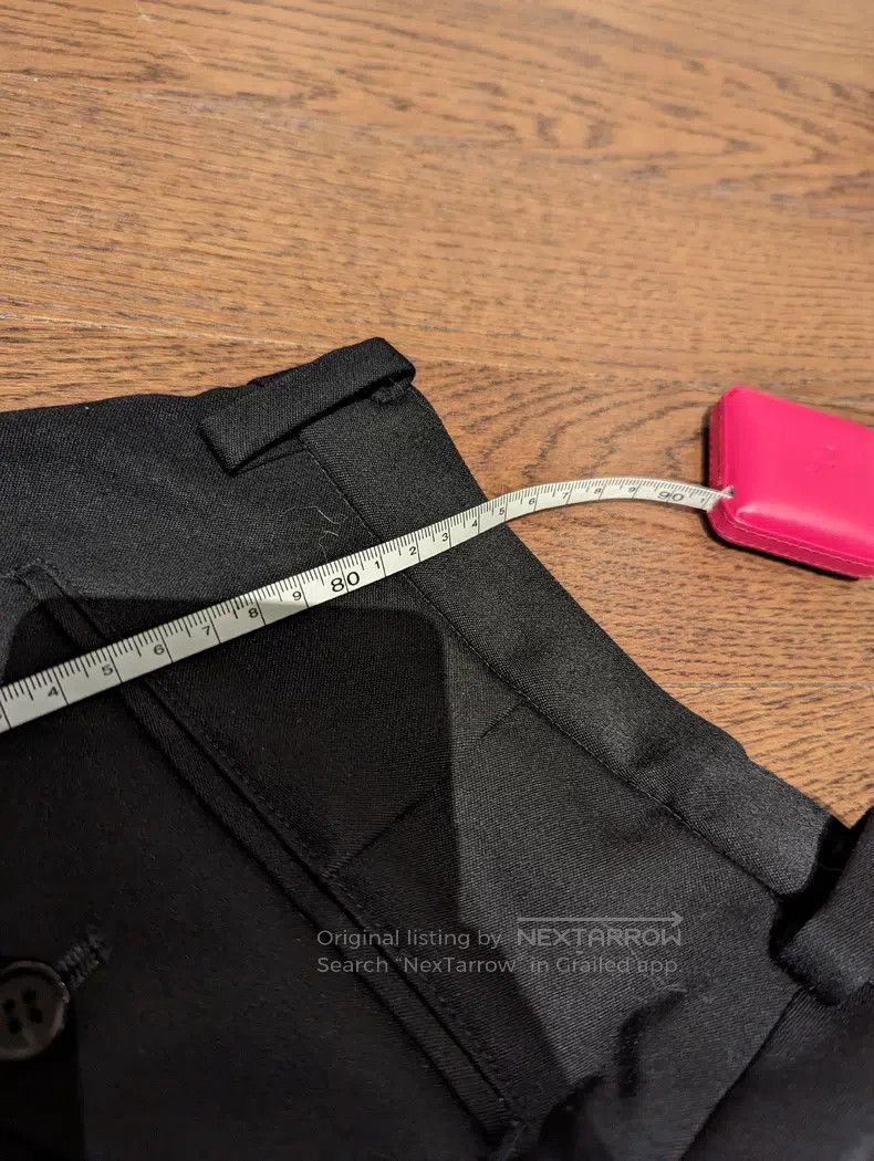 Comme des Garcons Comme Des Garcons size XS Ladies' long pants in black, siz Size 23" - 4 Thumbnail